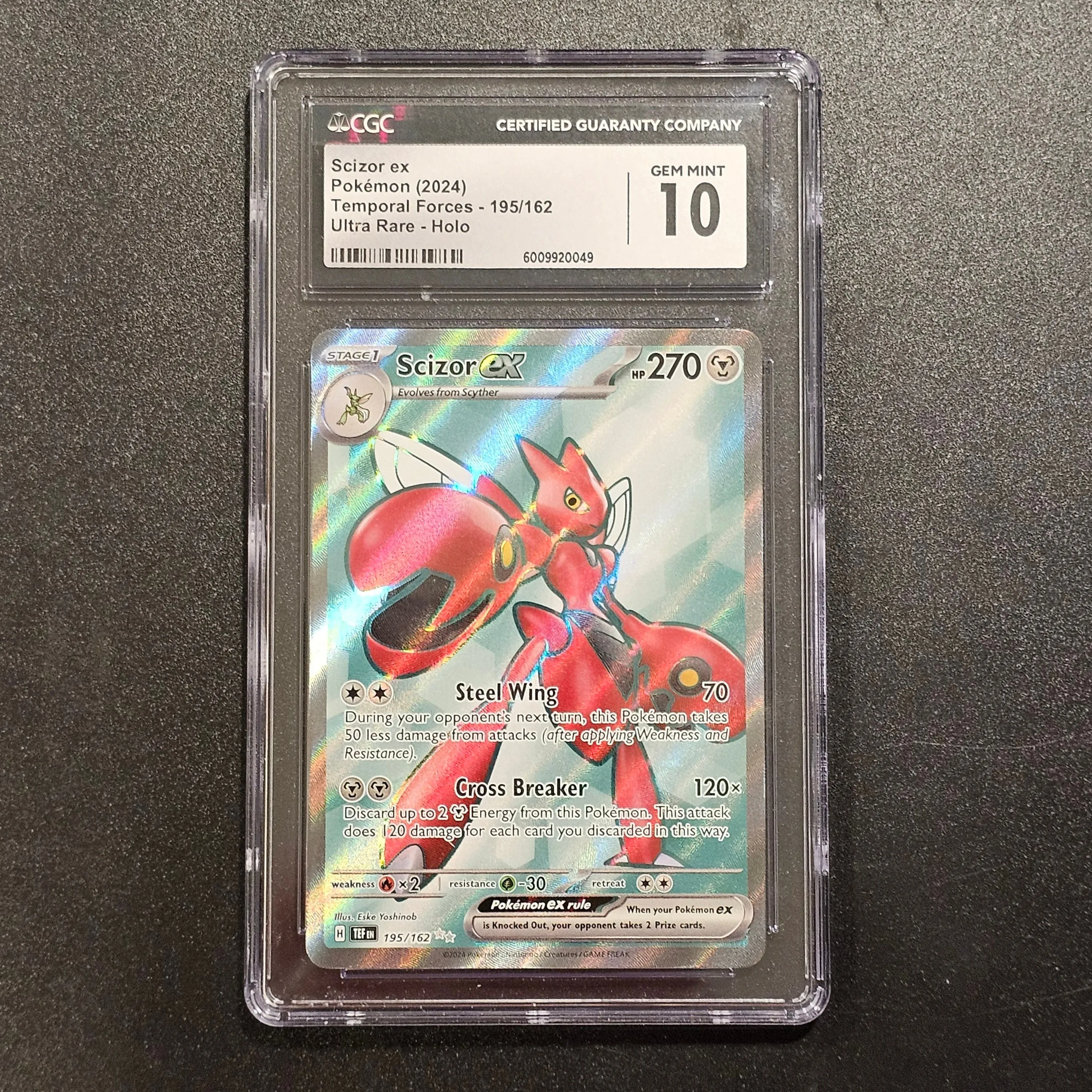 Product image for Scizor ex CGC 10 