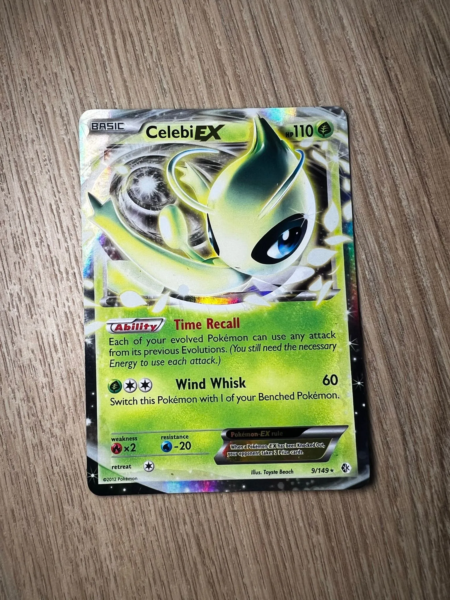 celebi ex pokemon card Pokémon Card Game Celebi ex main image 1