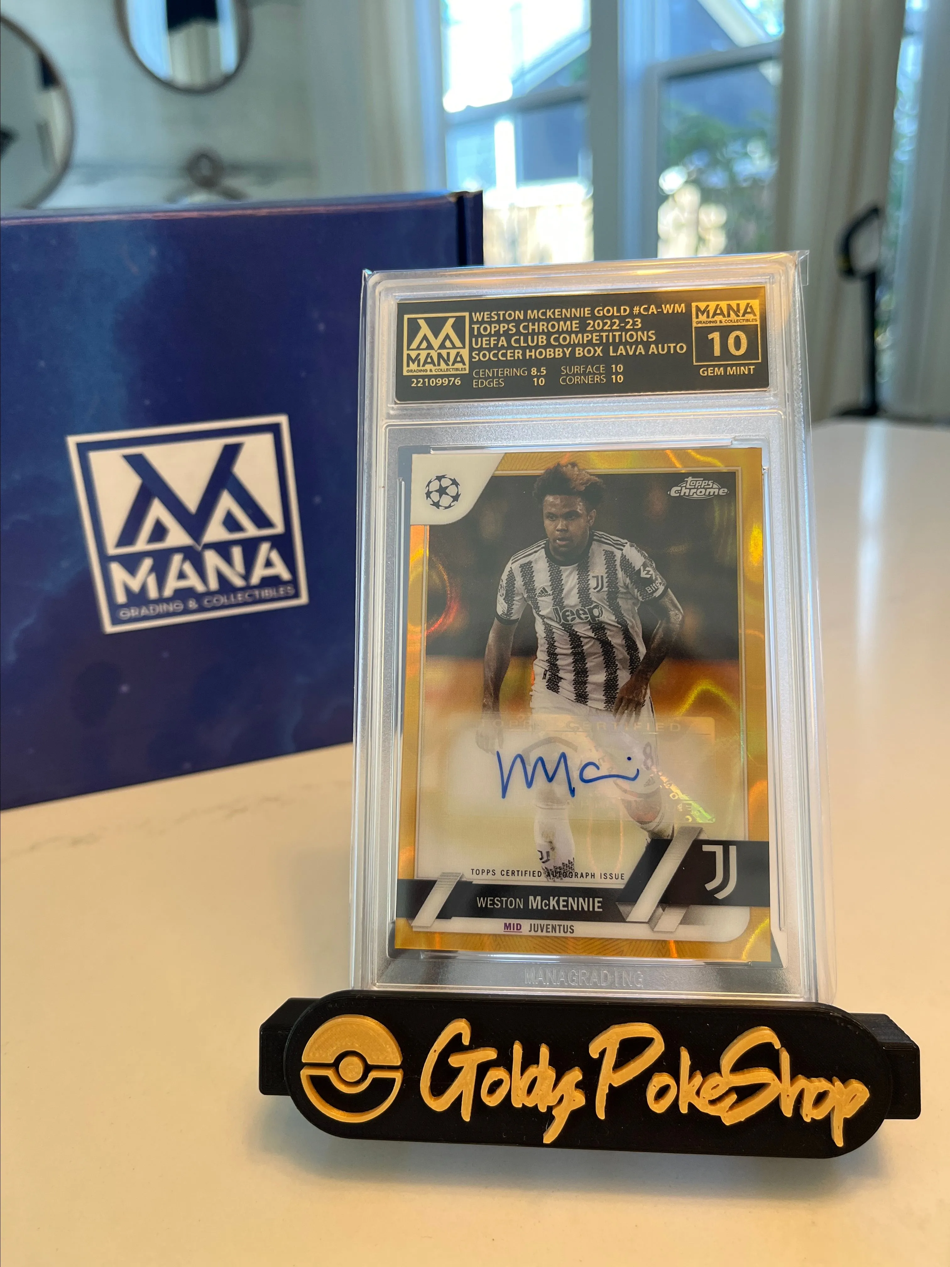 Product image for Weston McKennie Gold Lava - Case Hit - Autographed Card!