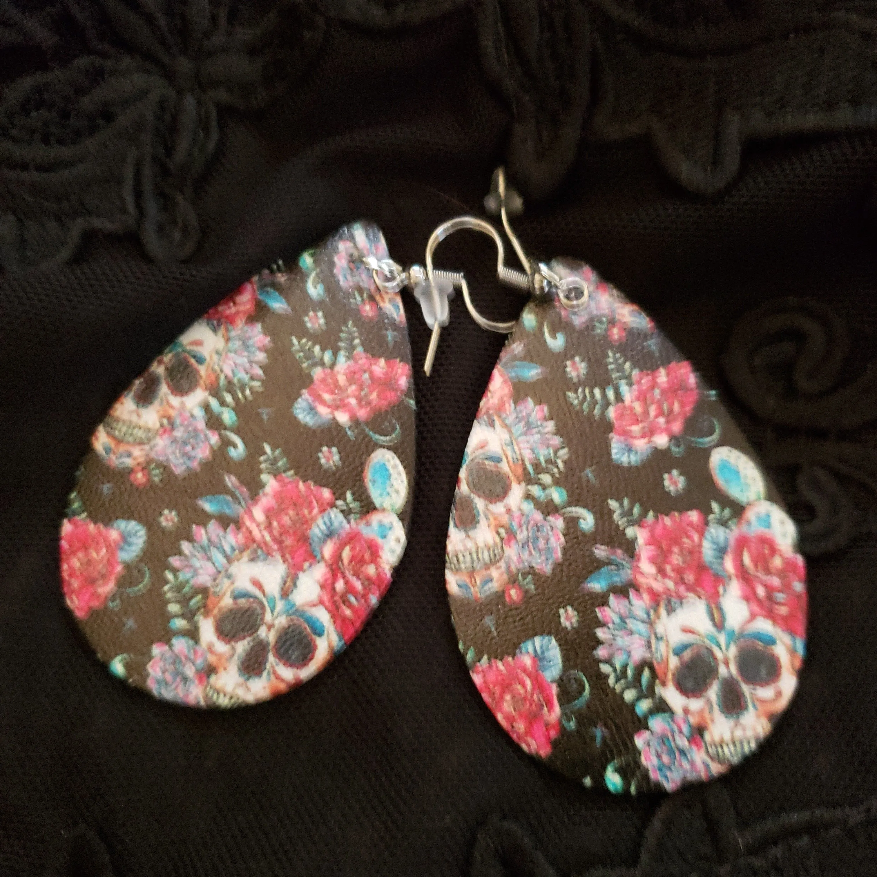 Product image for Black Floral Skulls
