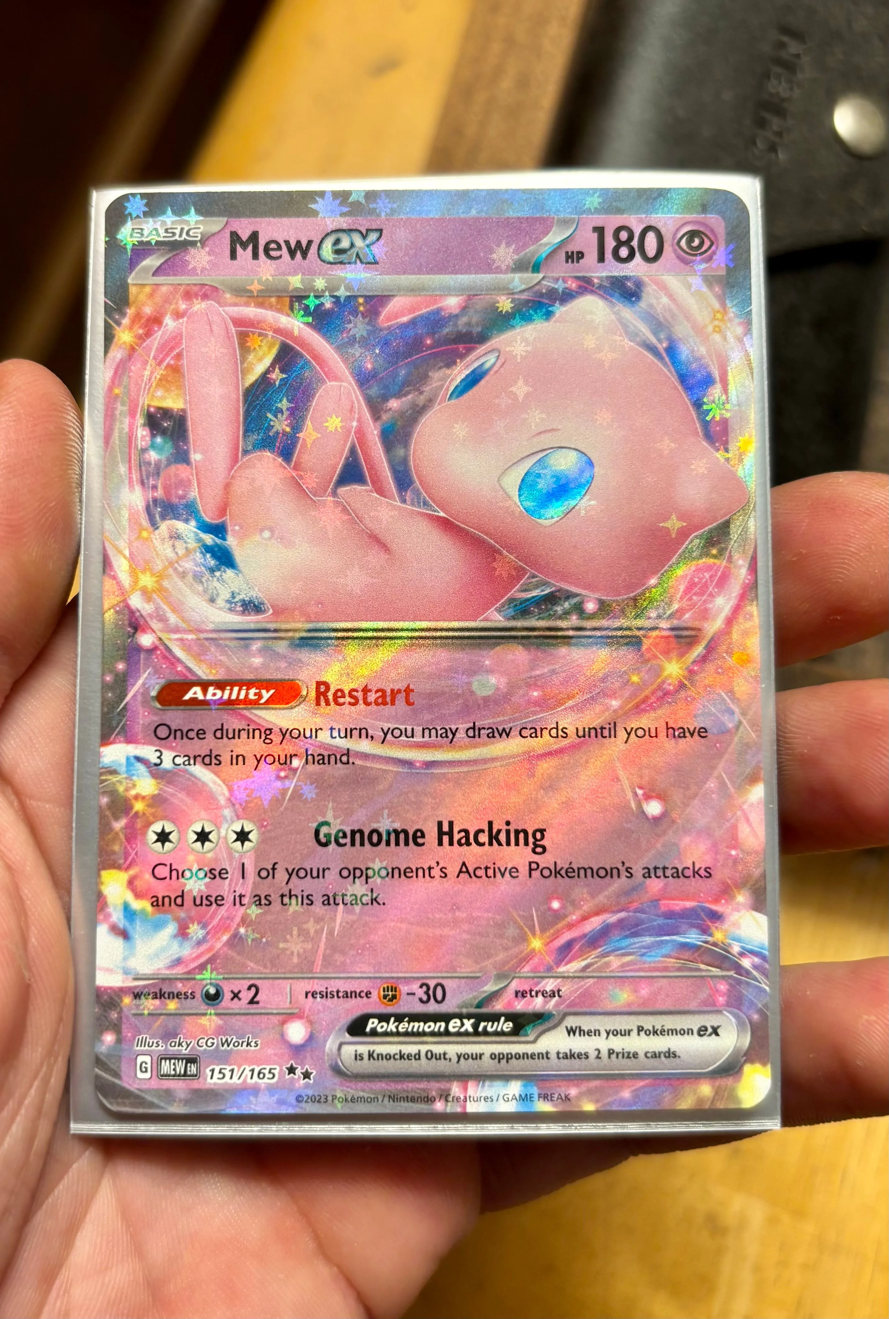 Product image for Mew Ex 151/165 Ultra Rare