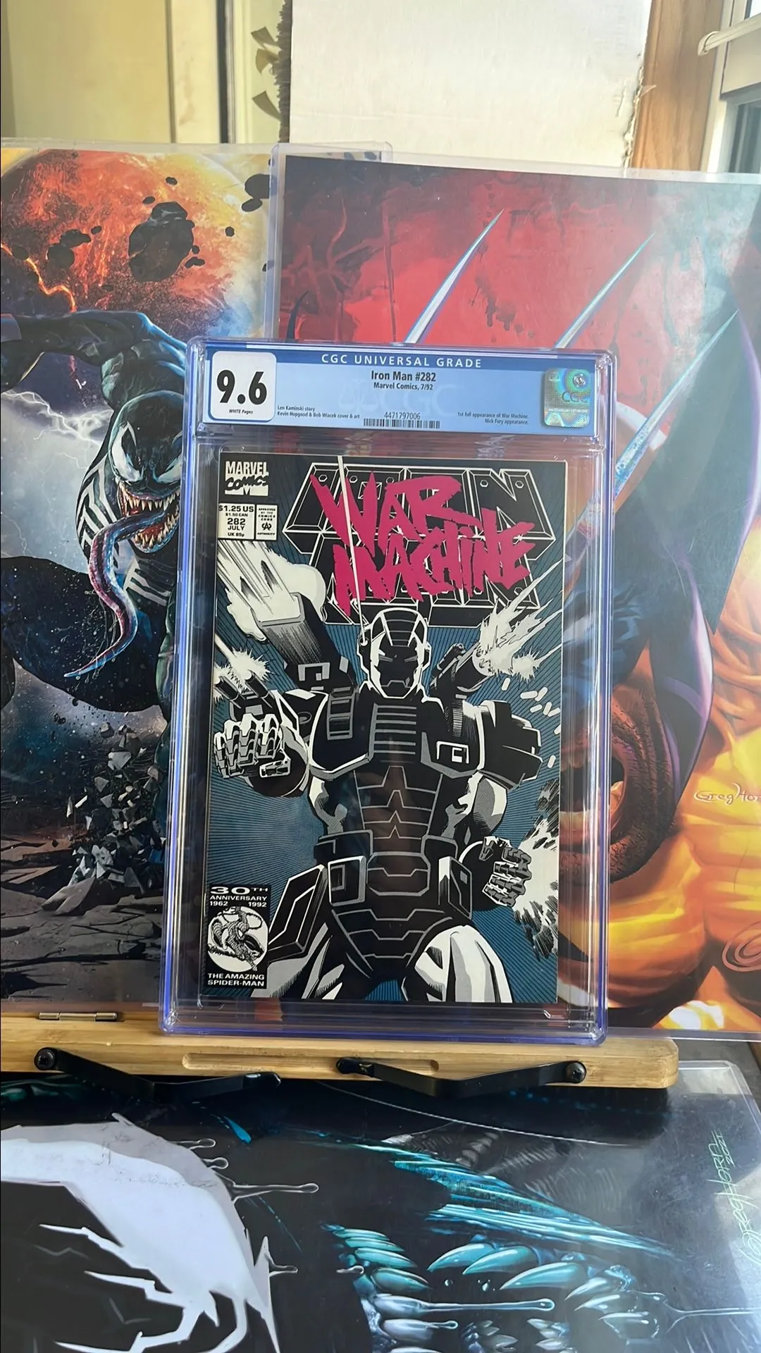 Product image for 02 Iron Man 282 CGC 9.6 - First appearance of War Machine