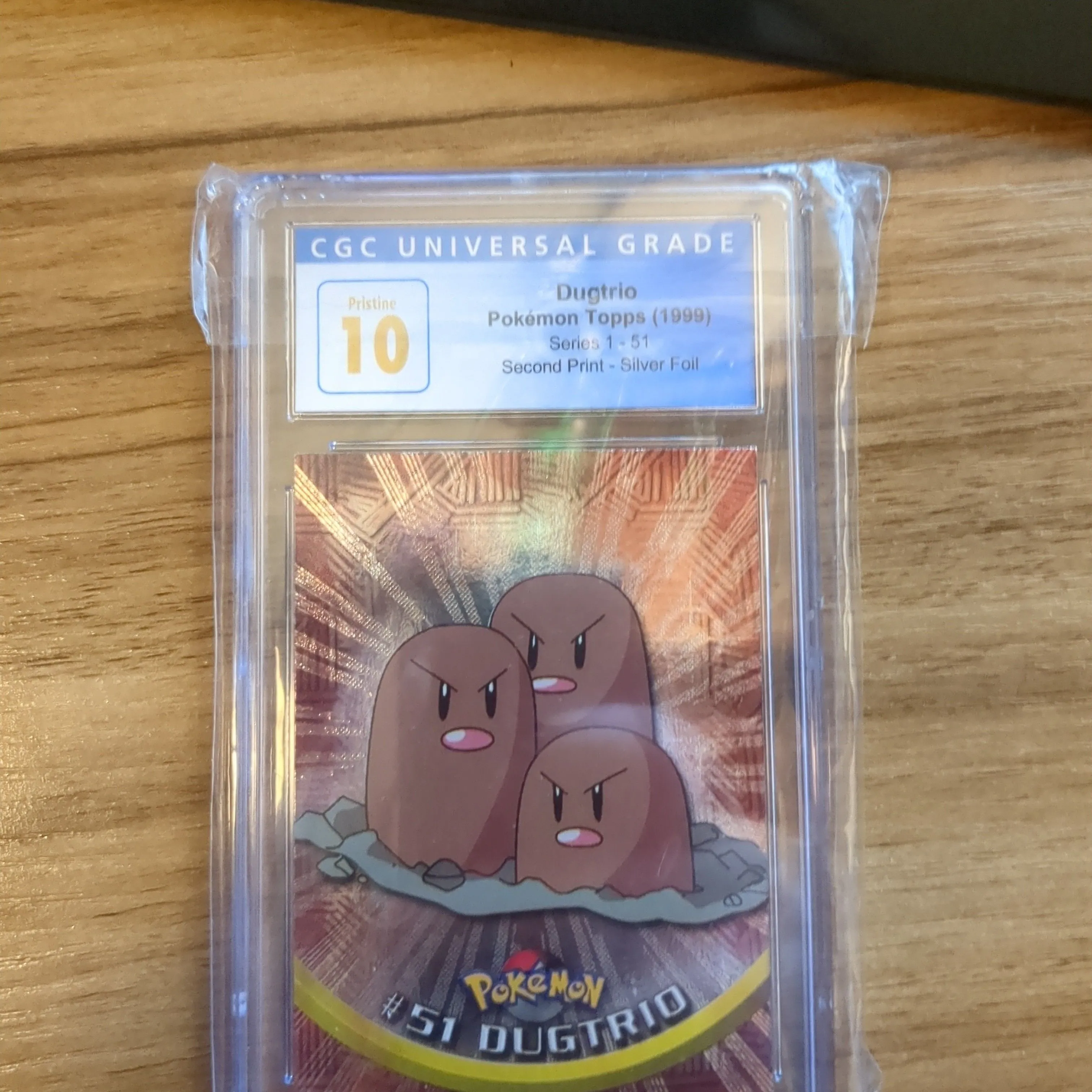 Product image for Pop 1 Pristine 10 Holo Dugrio Topps Second Print