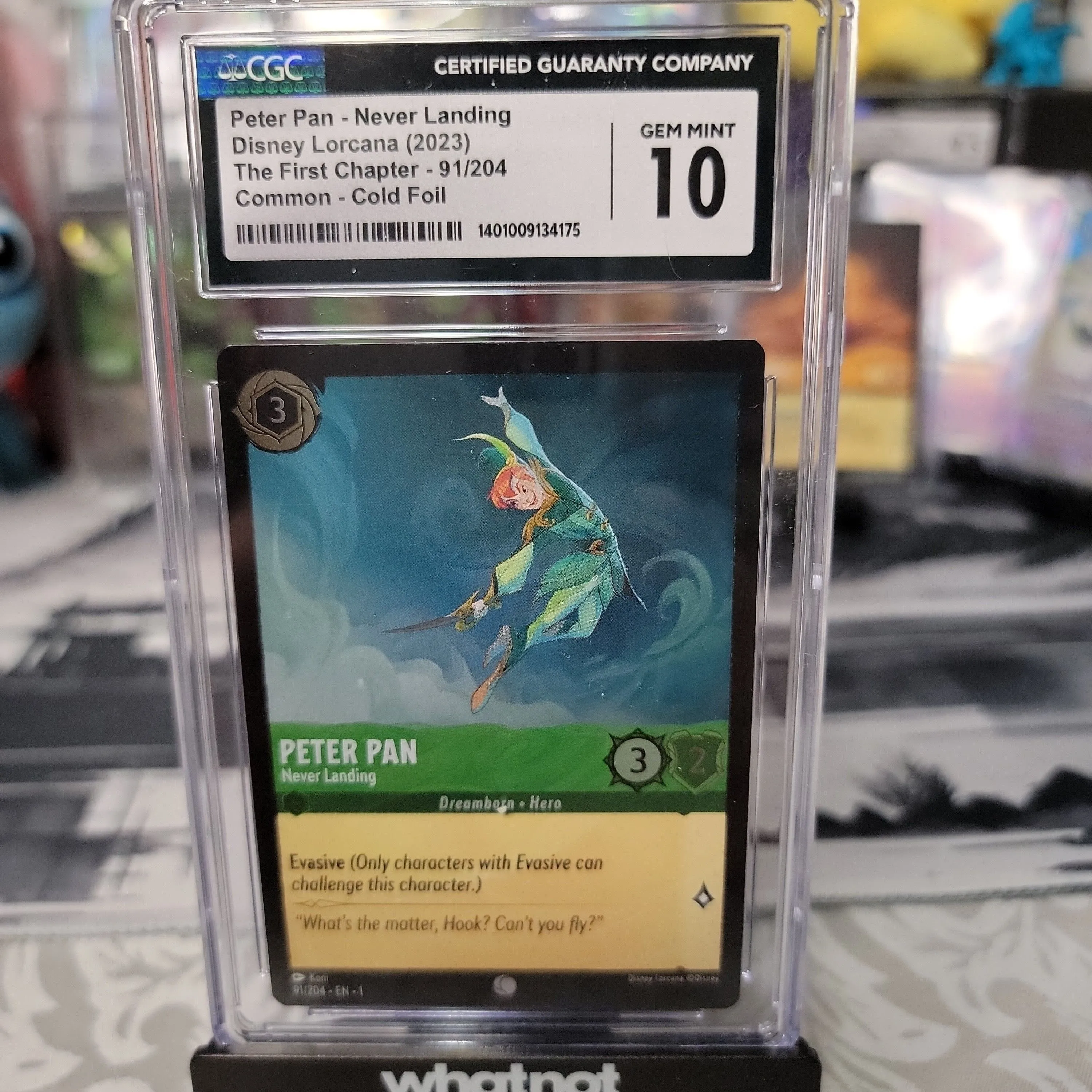 Product image for PETER PAN - Never Landing (Foil CGC 10)