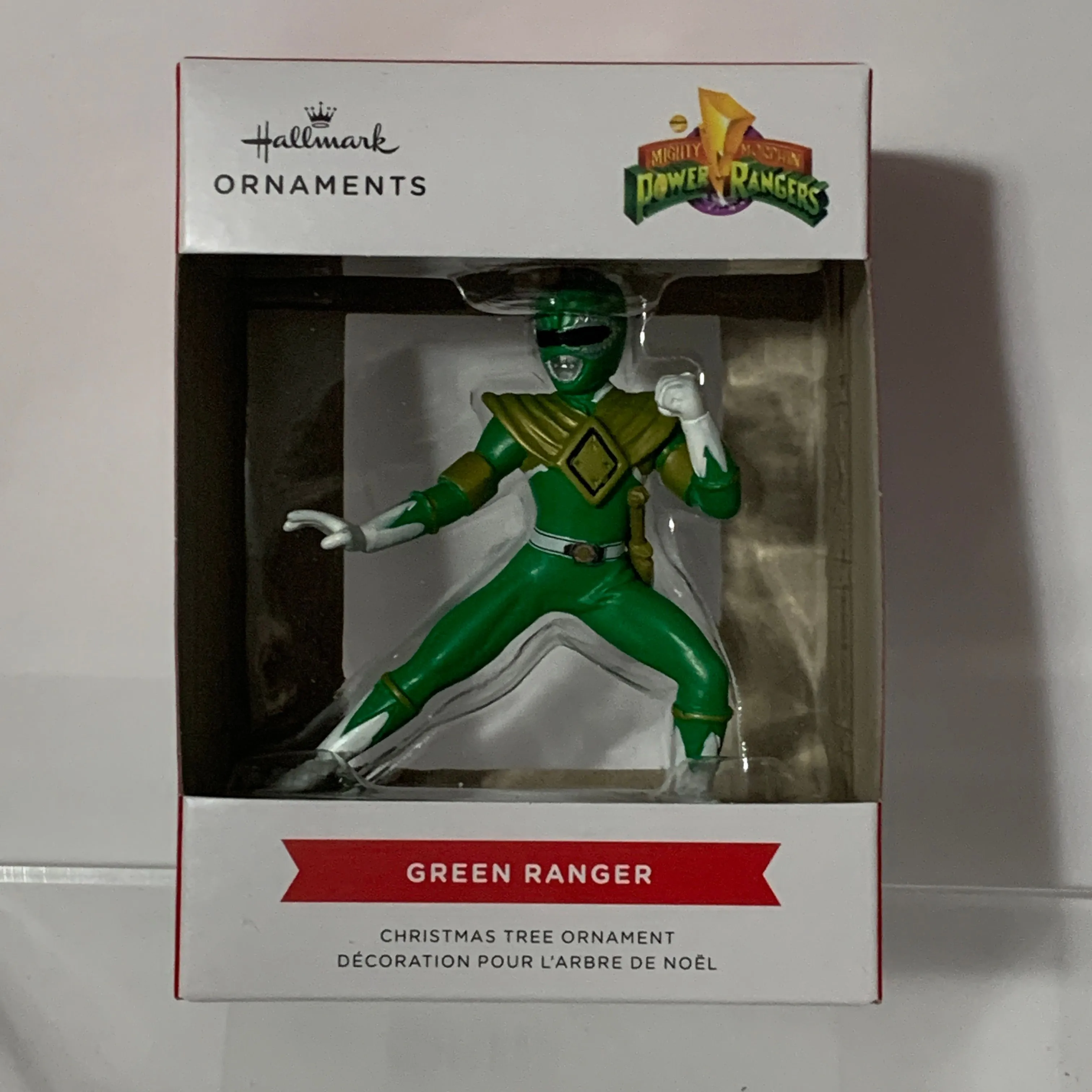Product image for Hallmark Christmas Ornament 2023 Green Ranger Mighty Morphin Power Rangers