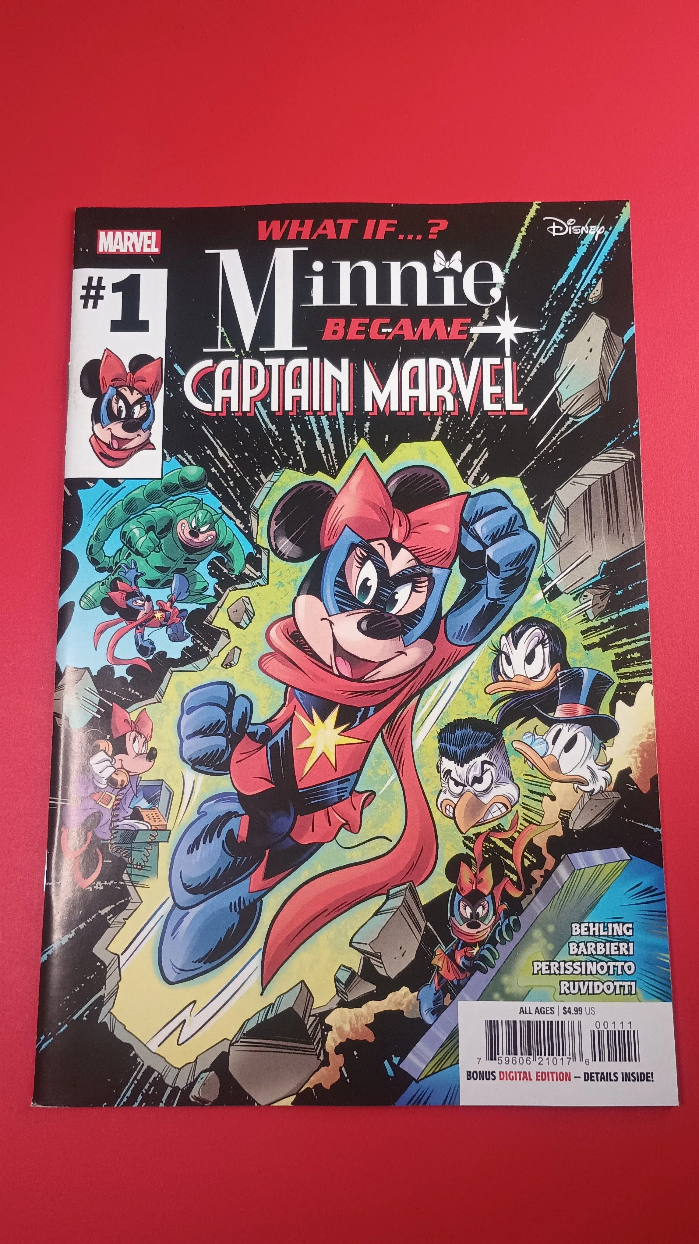Product image for What If....? #1 Minnie Became Captain Marvel 