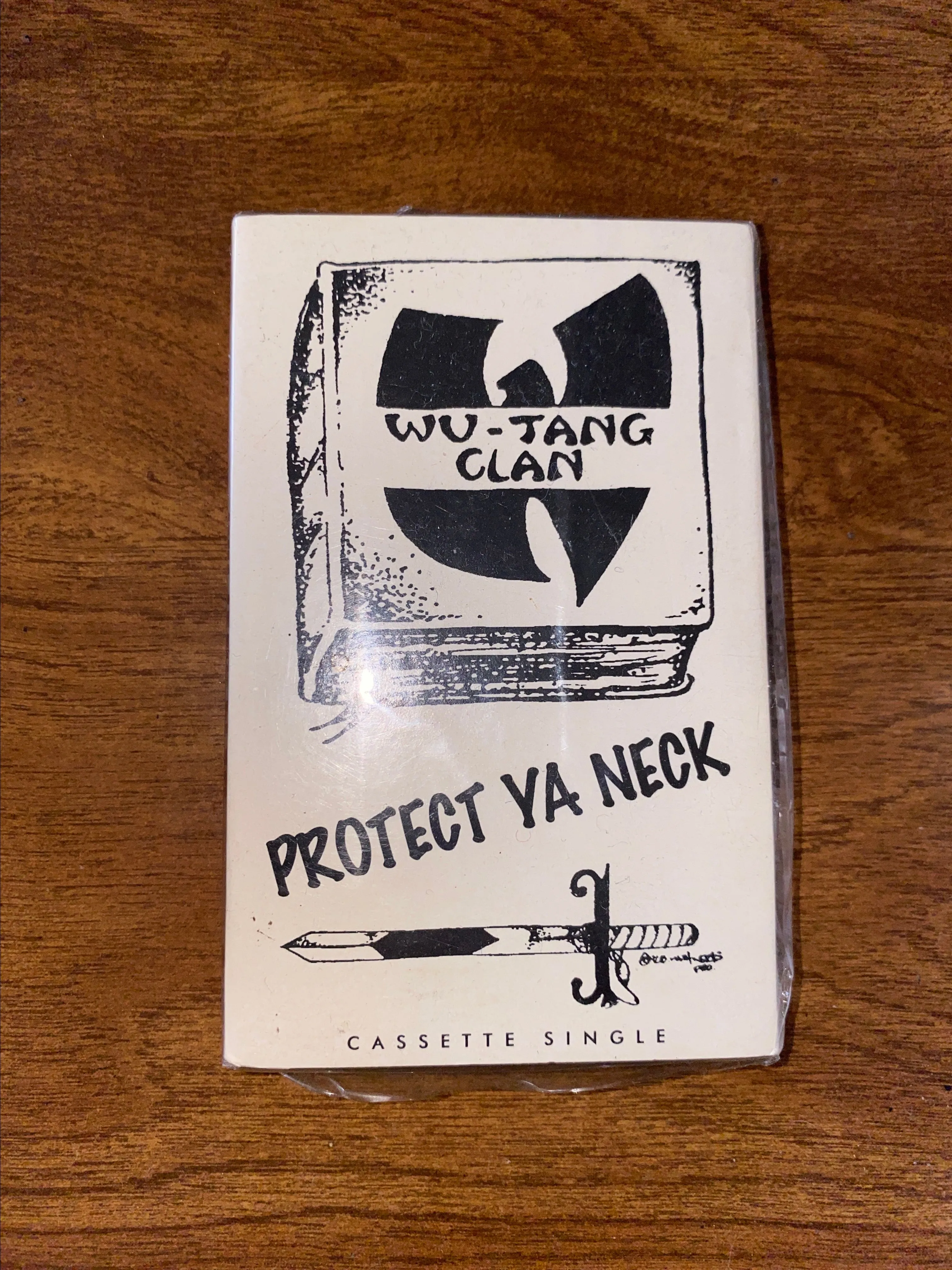 Product image for Wu-Tang Clan Protect Ya Neck (Cass, Single) Media: Mint (M) Sleeve: Very Good (VG)  Comments: Seal
