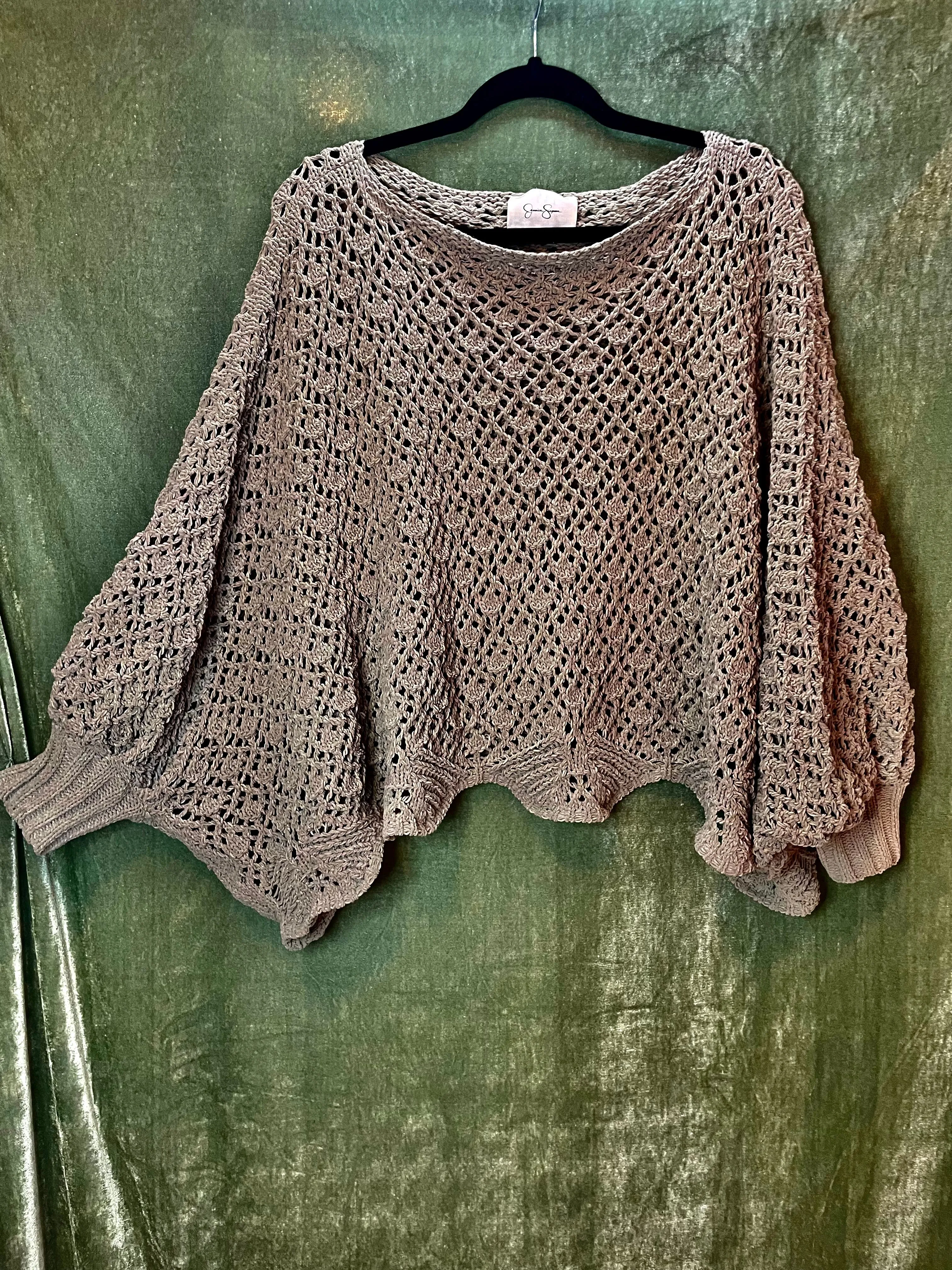 Product image for Jessica Simpson, Gray Crop Sweater, N/S #A22