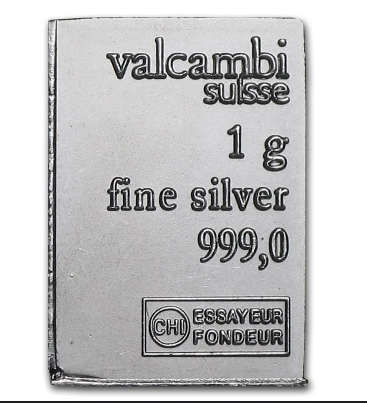 Product image for 1 Gram Silver Valcambi