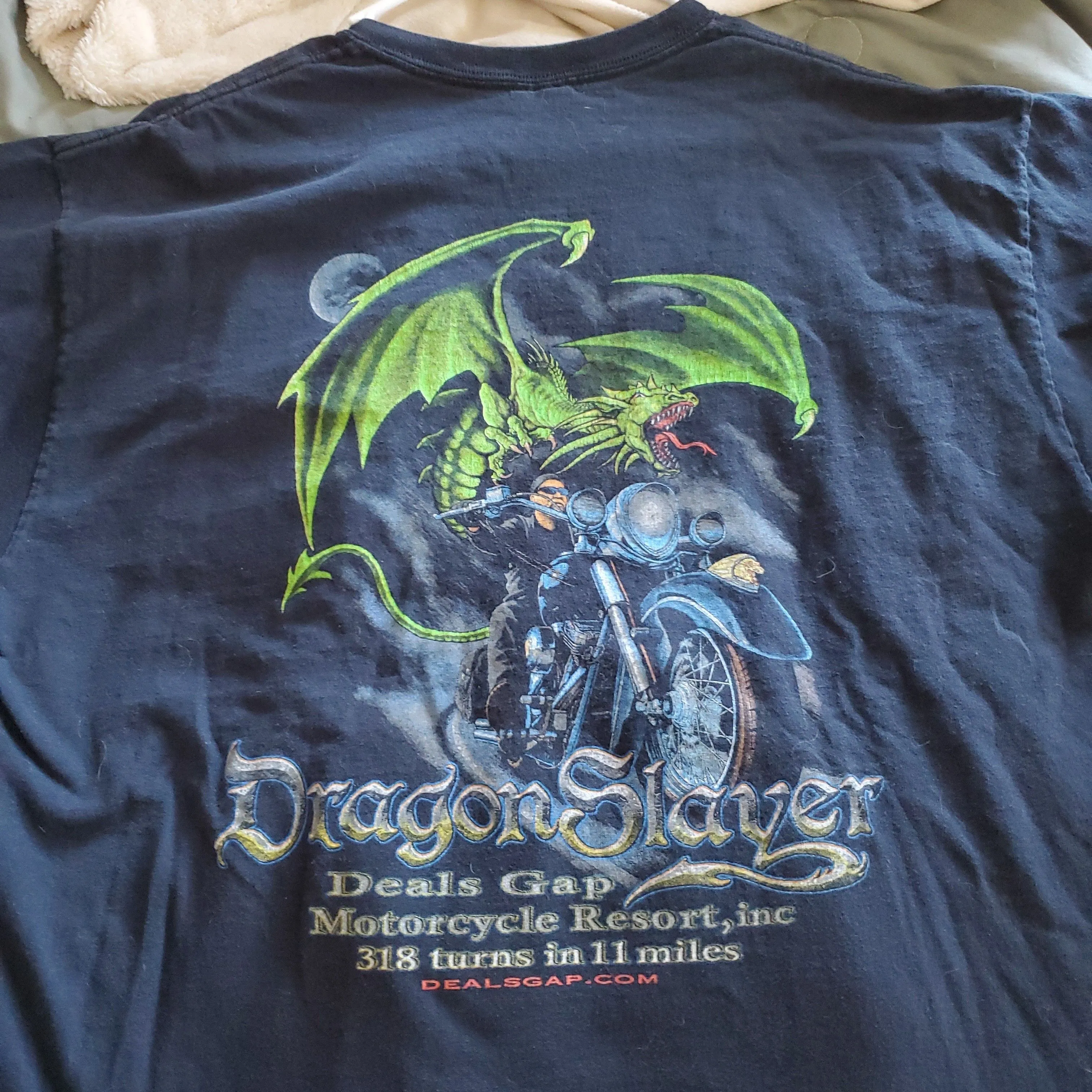 Product image for Dragon Slayer Motorcycle Tee XL