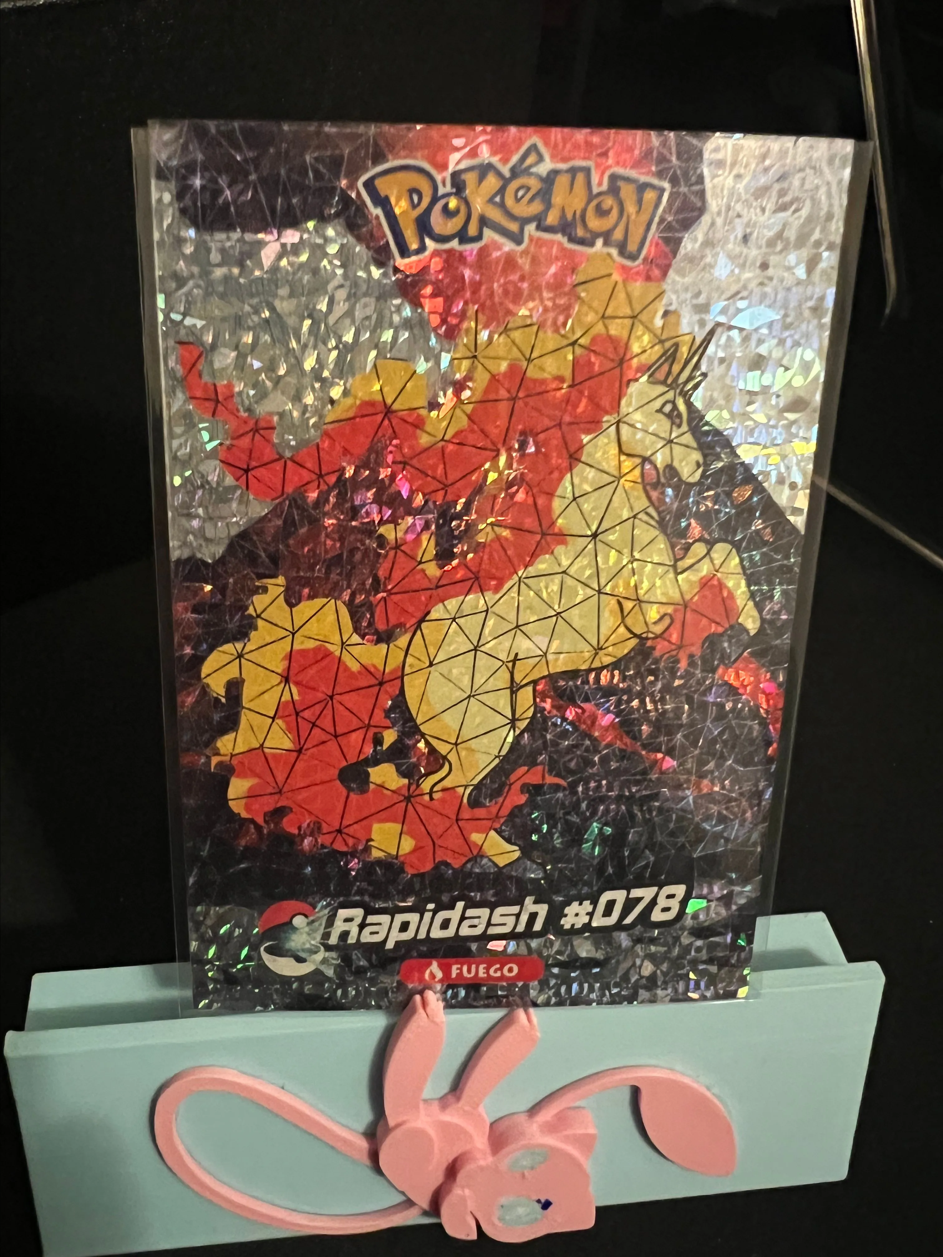 Rapidash #078 card - glitter Holo - Pokemon stained glass crystal Peruvian  set  Whatnot: Shop, Sell, Connect