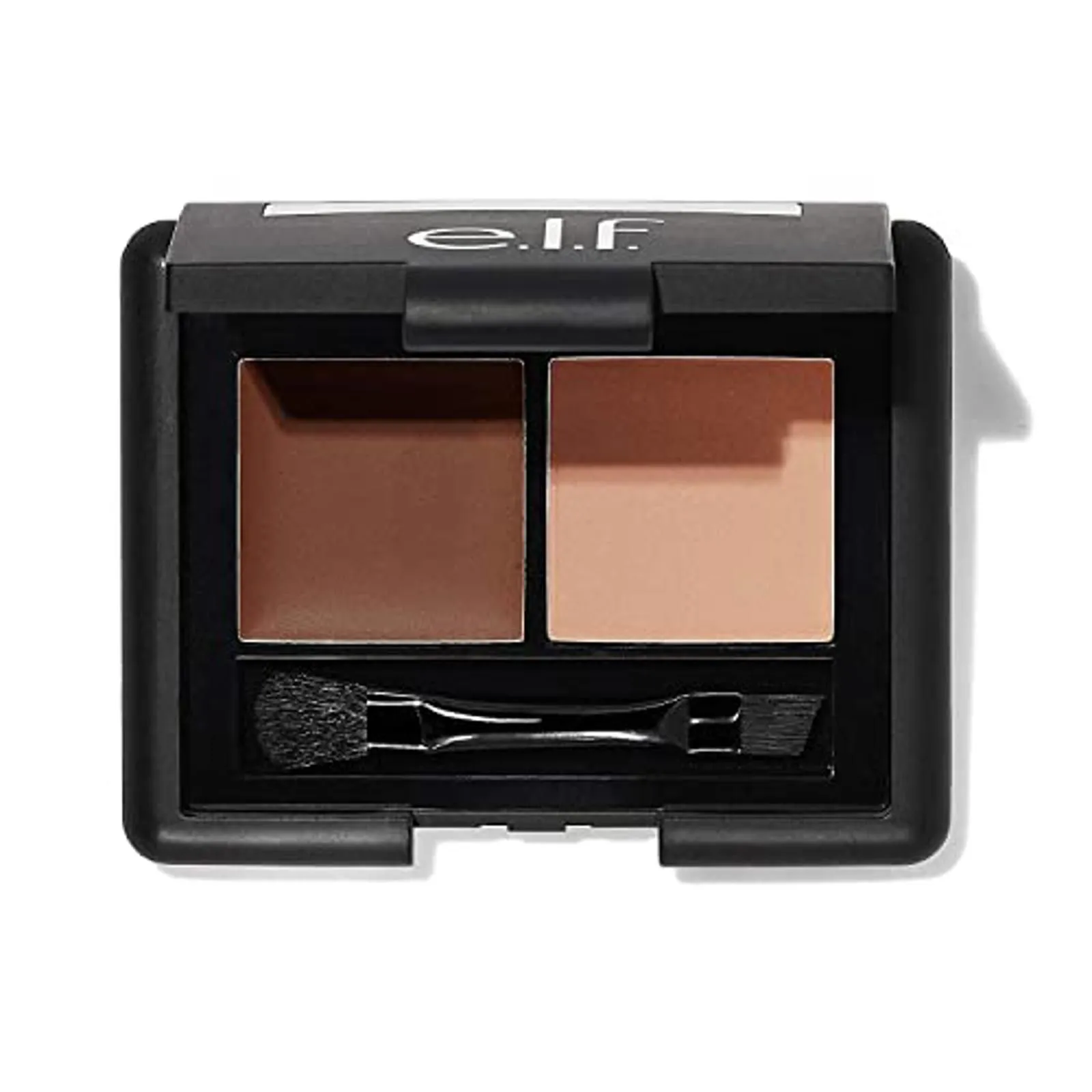 Product image for e.l.f, Eyebrow Kit, Brow Powder and Wax Duo, Long Lasting, Defines, Shapes, Fills, Contours, Medium, Fuller, Thicker, Brush Included, 0.13 Oz