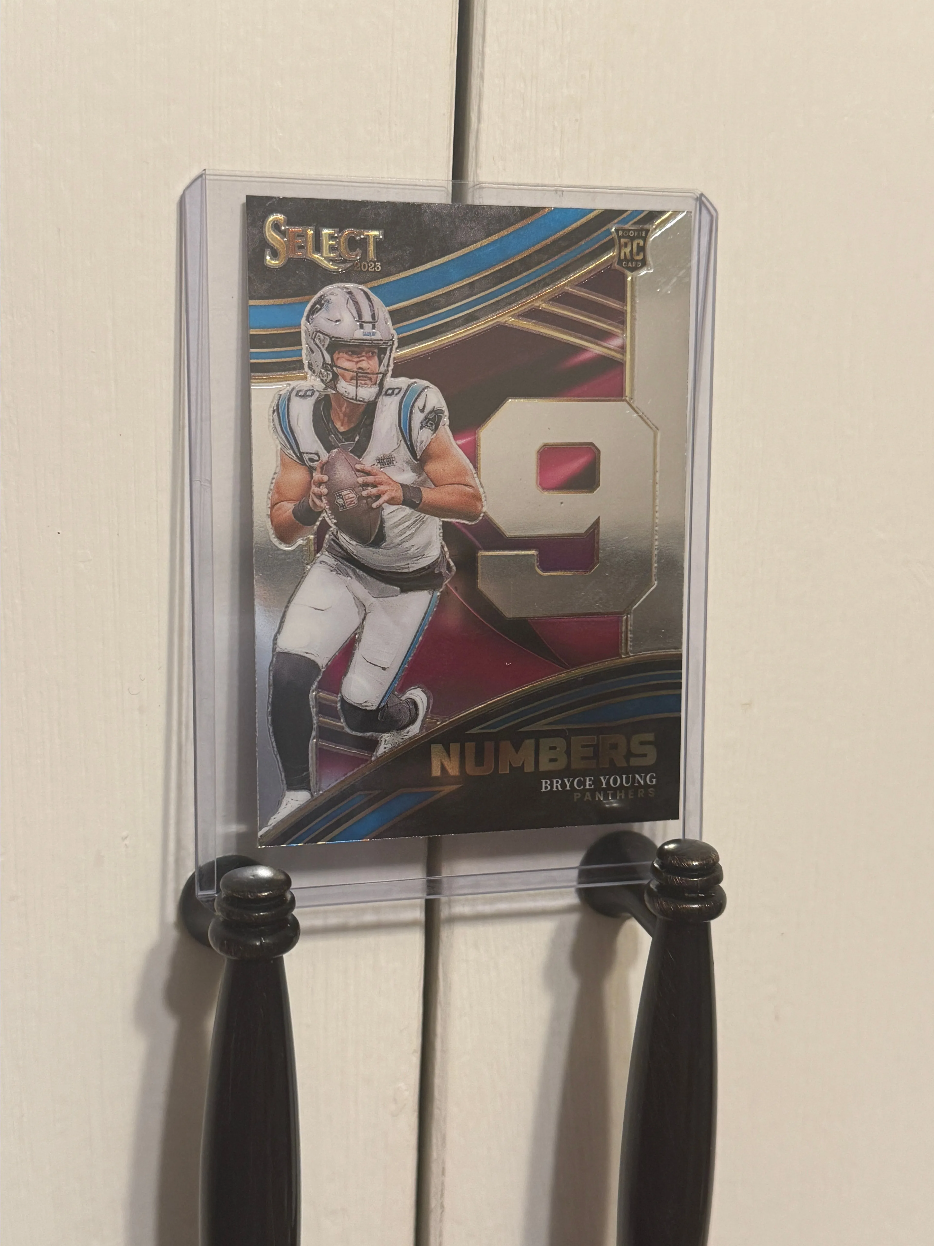 Product image for Bryce Young Panini Select Rookie Numbers Card