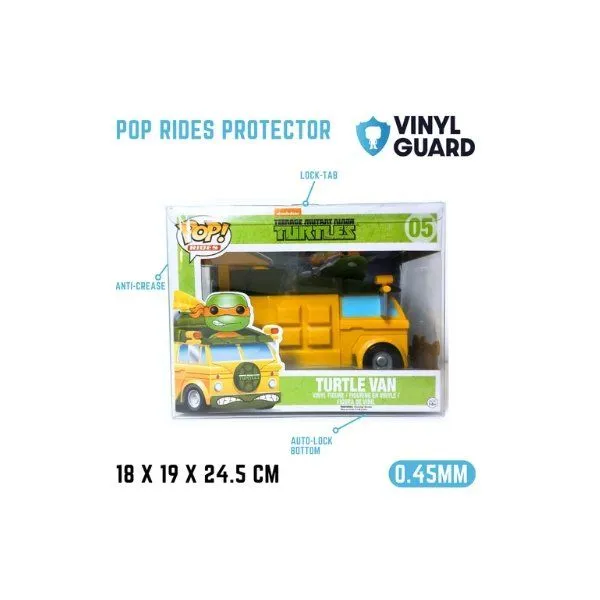 Product image for 1X Vinyl Guard - Pop Rides 0.45mm Protector Cases - Auto Lock - 0,45 mm 18 x 19 x 24,5 cm