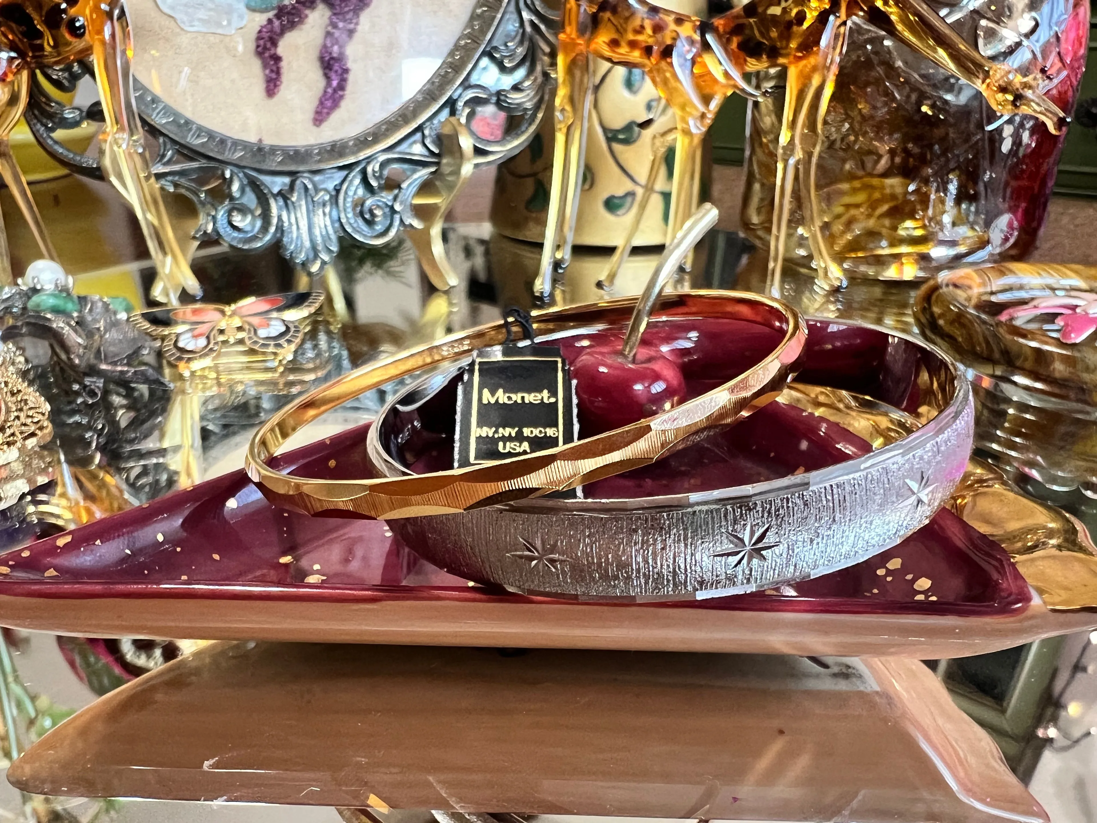 Product image for Pair of Vintage Monet Bangles