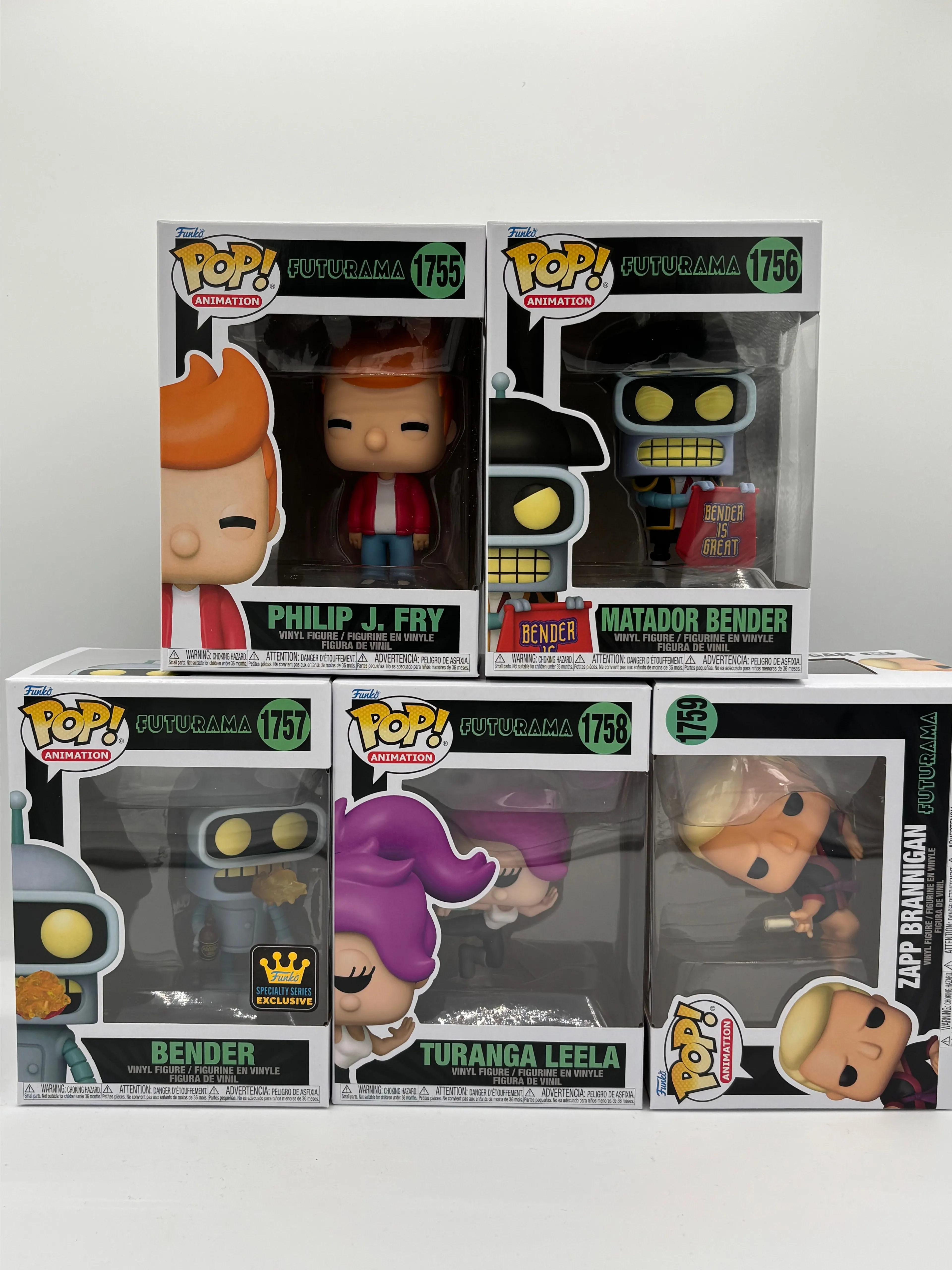 Product image for Funko Pop Futurama Set Of 5 Pops