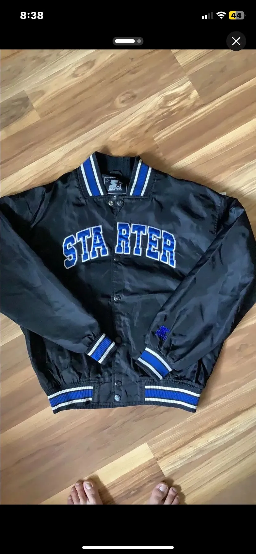 Product image for Vintage royal blue Starter jacket
