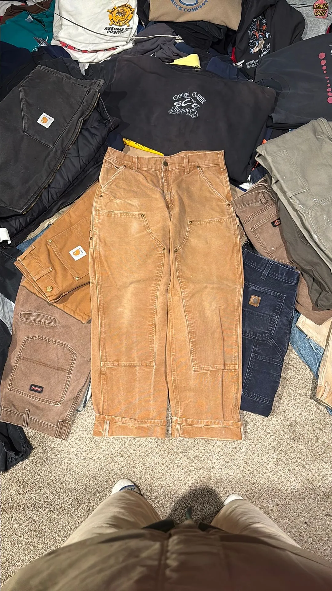 Product image for Carhartt double knees good fade 32/30