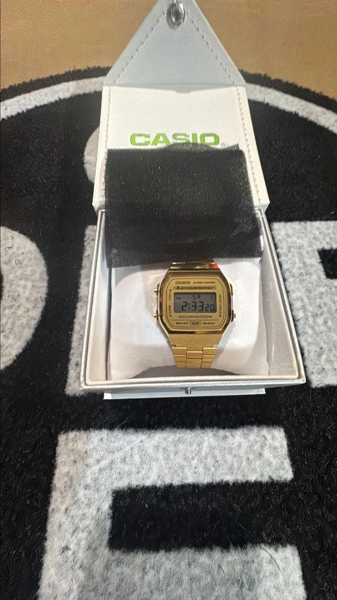 Product image for Gold Digital Casio Watch