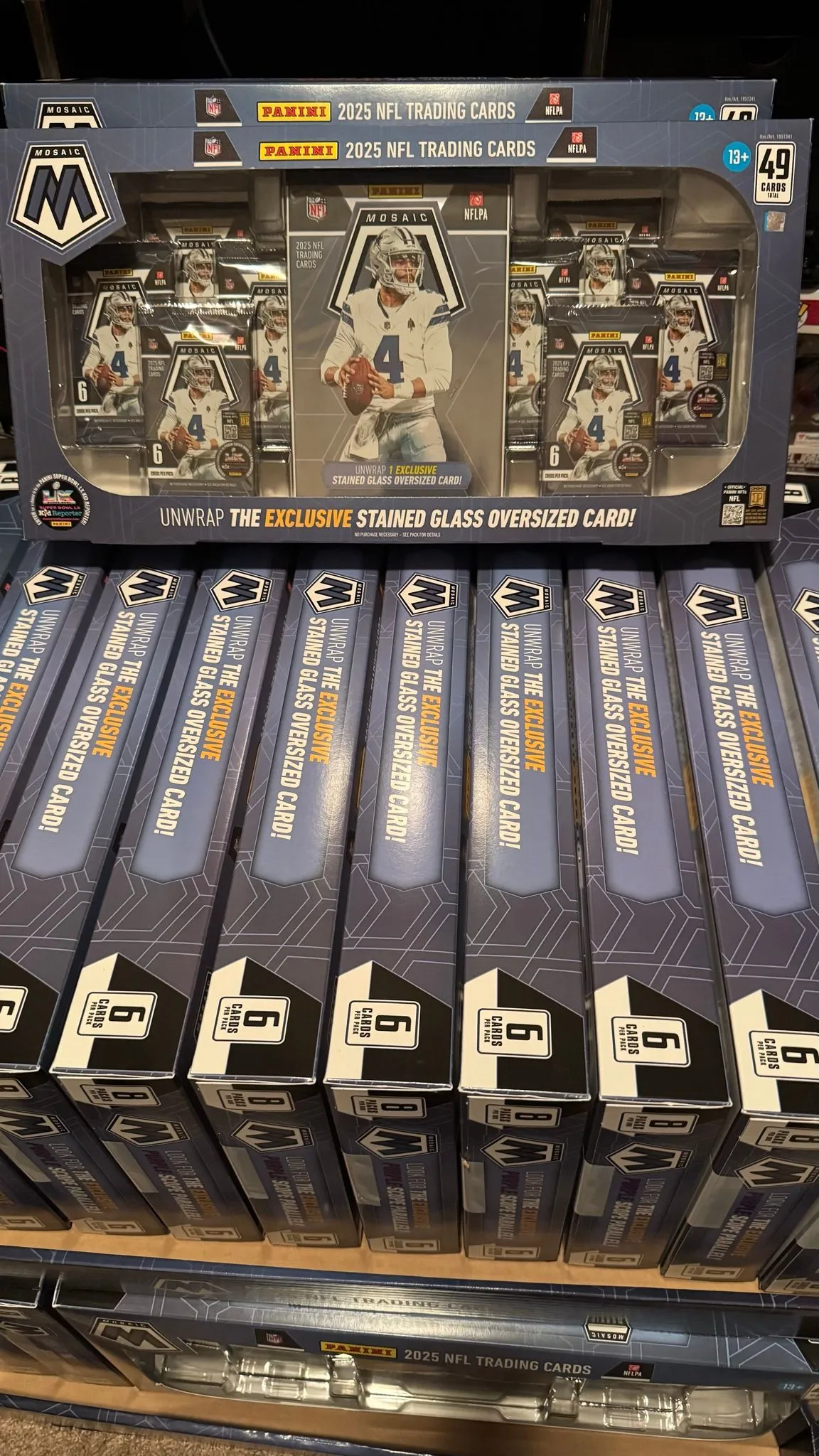 2025 Panini Mosaic Football Bundle Box Jumbo Stained Glass-COSTCO  EXCLUSIVE!  Whatnot: Shop, Sell, Connect