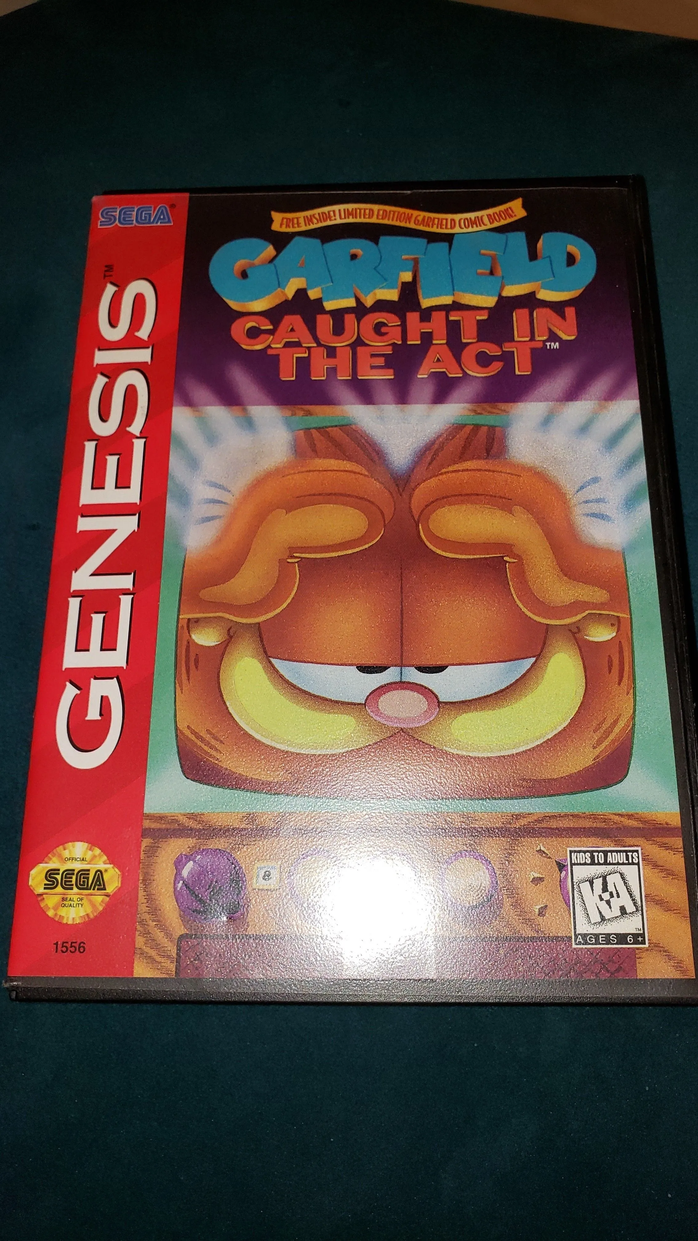 Product image for Garfield caught in the act cib sega genesis 