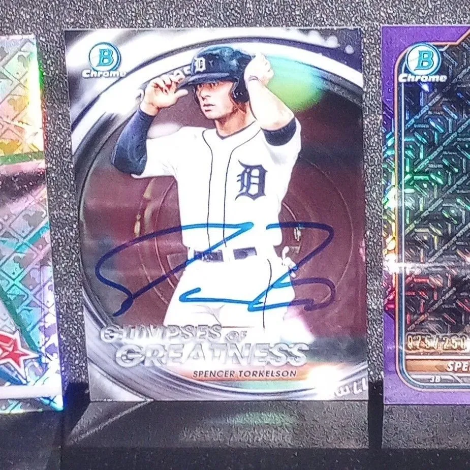 Product image for Spencer Torkelson Bowman chrome On card Auto