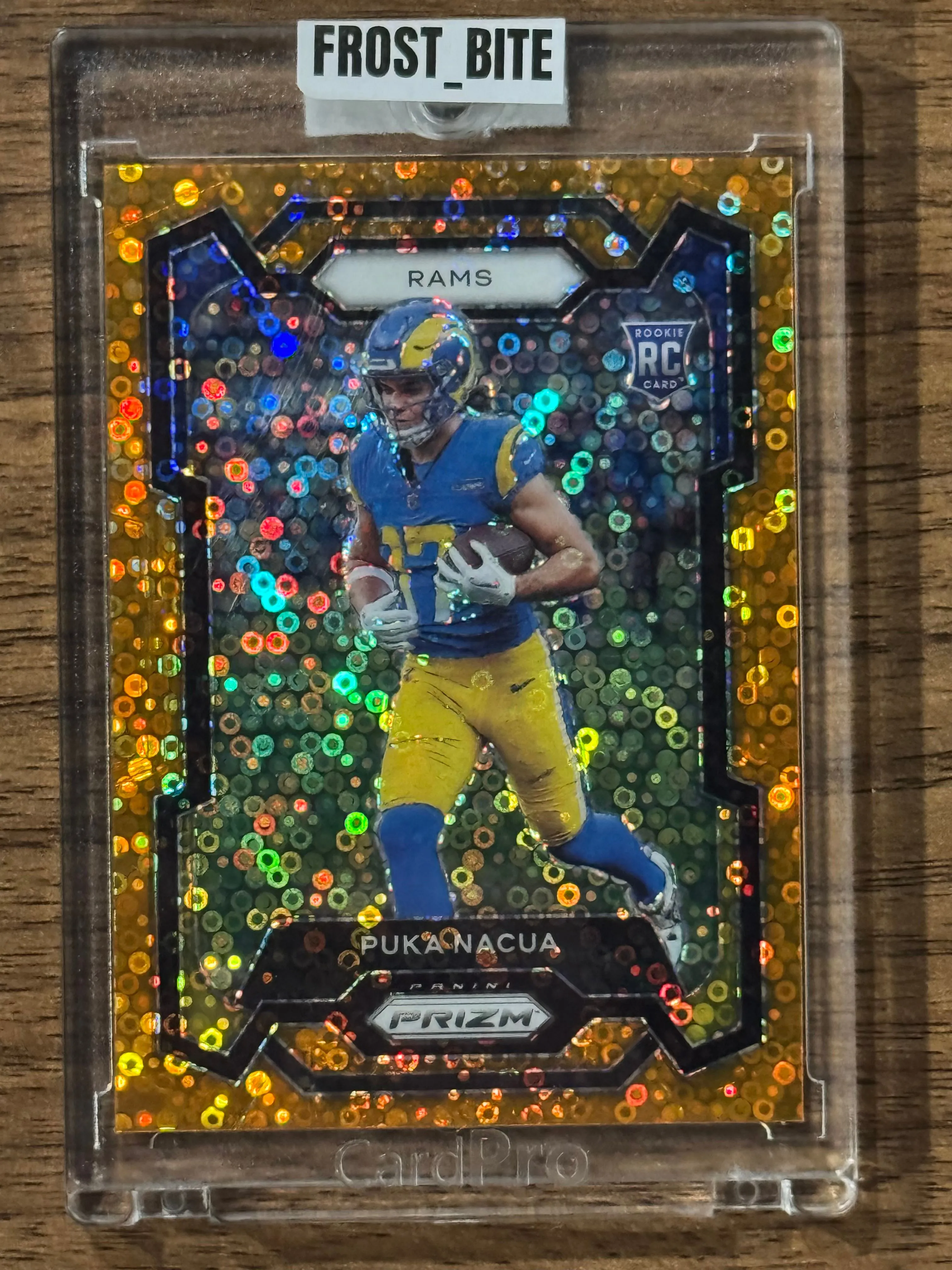 Product image for Puka Nacua Rookie Orange No Huddle 2023 Panini Prizm