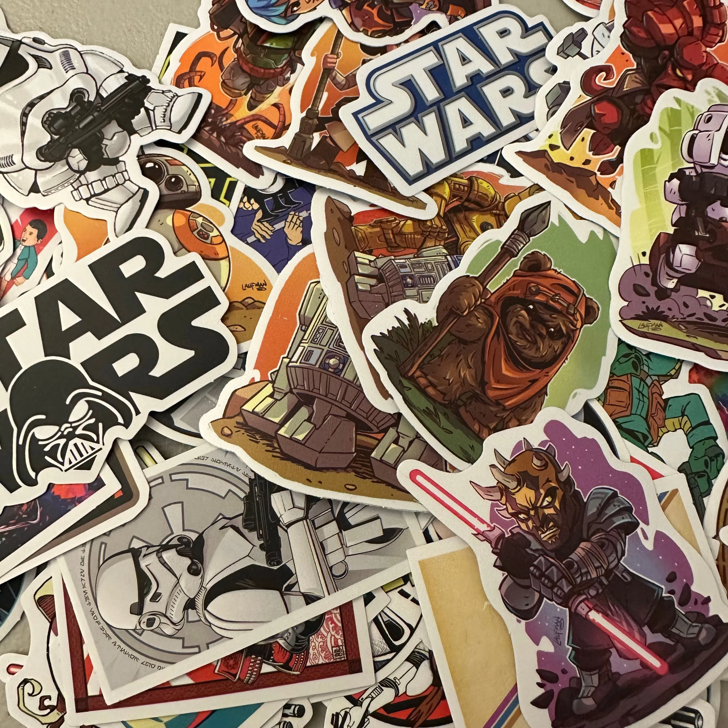 Product image for 5 Star Wars Stickers Randomly Selected