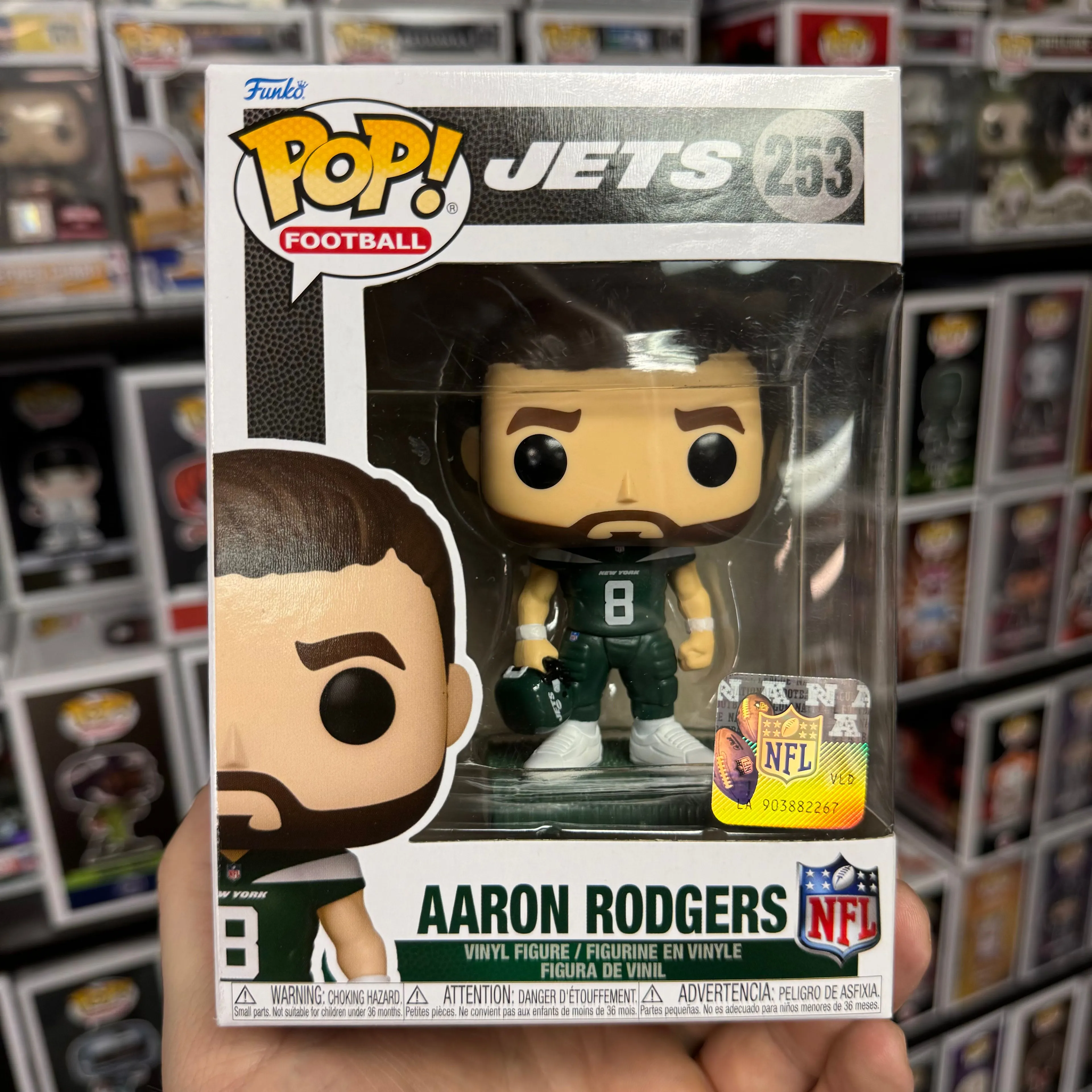 Product image for NFL Jets Aaron Rodgers 253