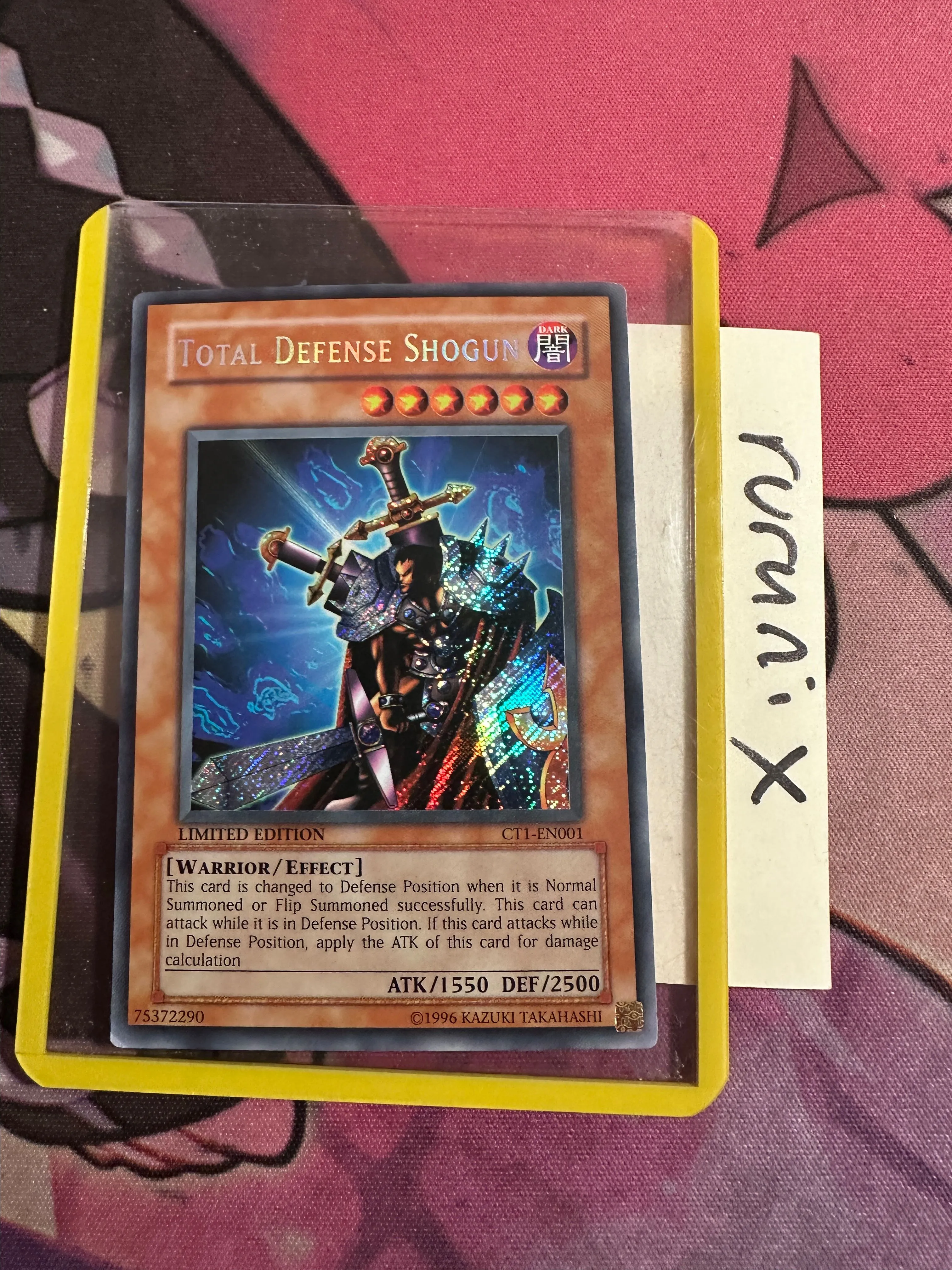 MP Yugioh Total Defense Shogun CT1-EN001 Vintage Secret Rare 2004  Collectors Tin (CT1)  Whatnot: Shop, Sell, Connect
