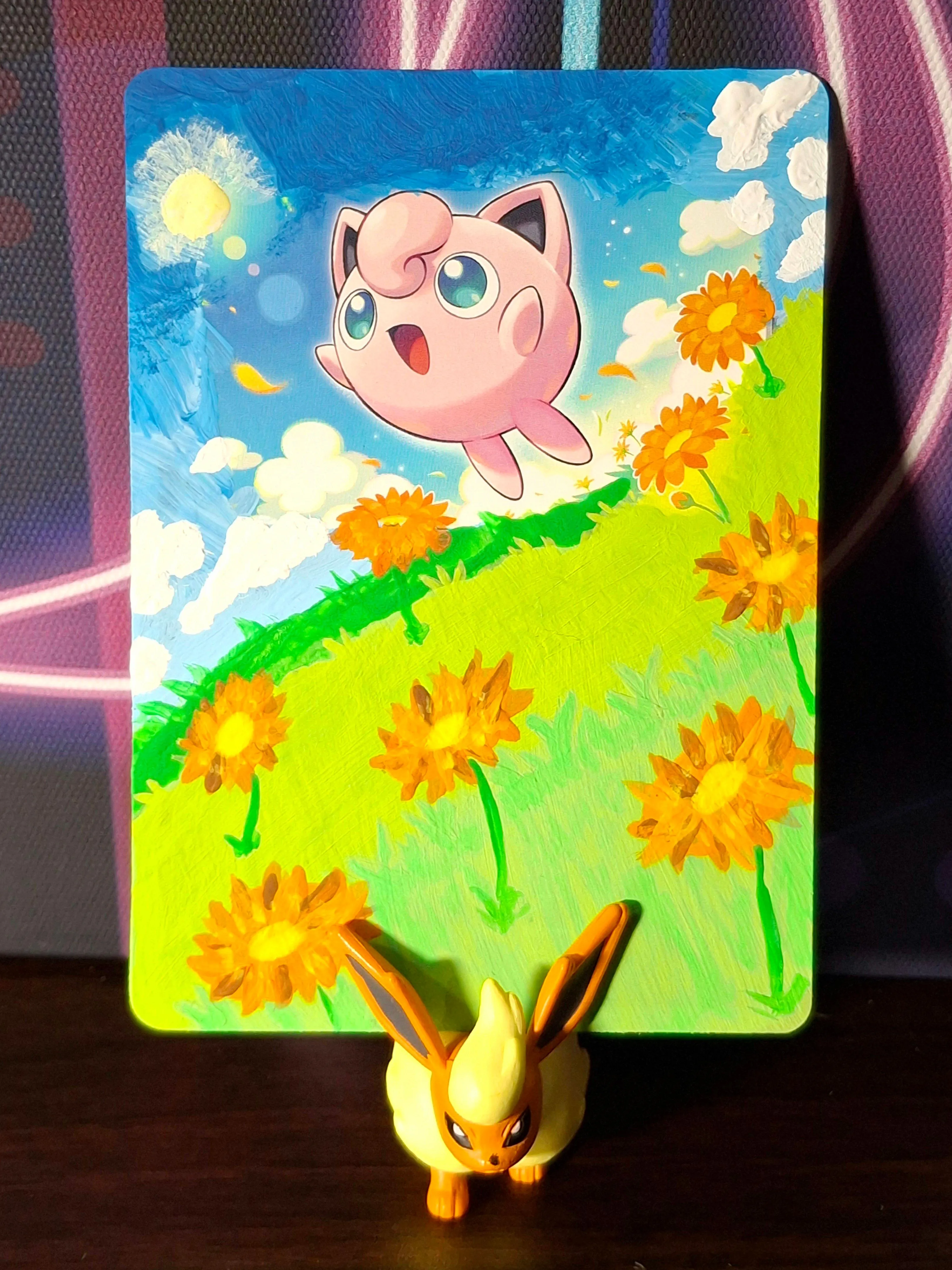 Custom Hand Painted Jigglypuff Card #15  Whatnot: Shop, Sell, Connect
