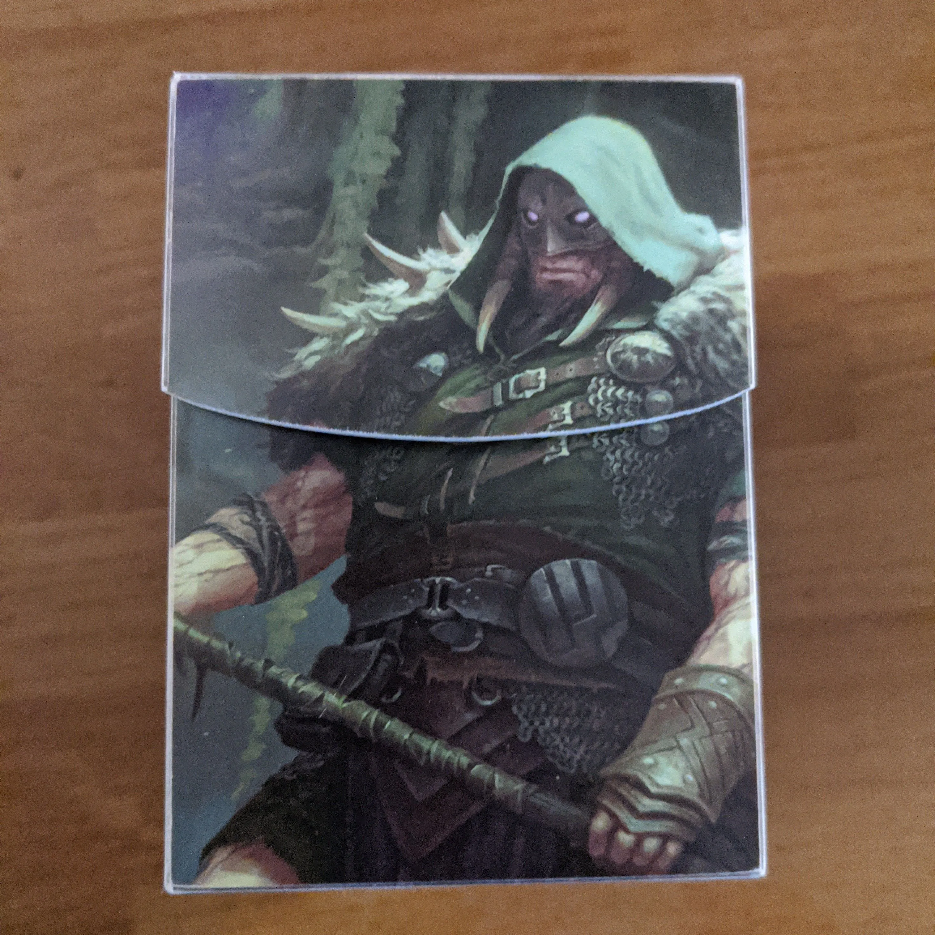 Product image for Magic the Gathering Ultra Pro Garruk deck box with sleeves