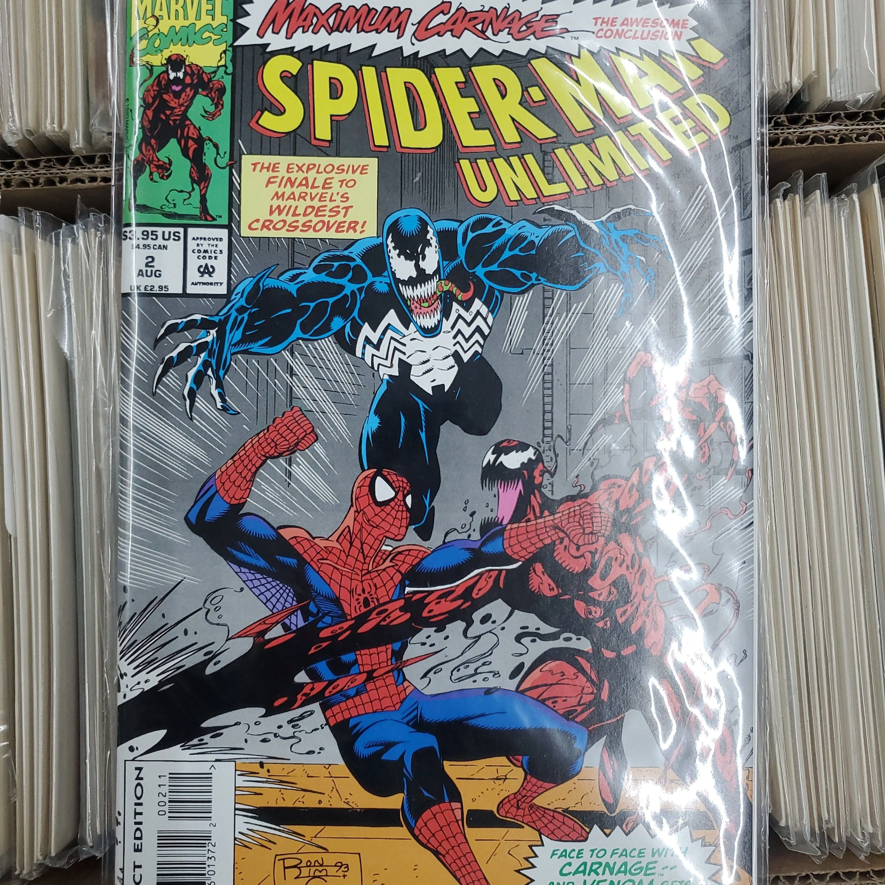 Product image for Spider-Man Unlimited #2 Marvel 1993 Maximum Carnage Conclusion