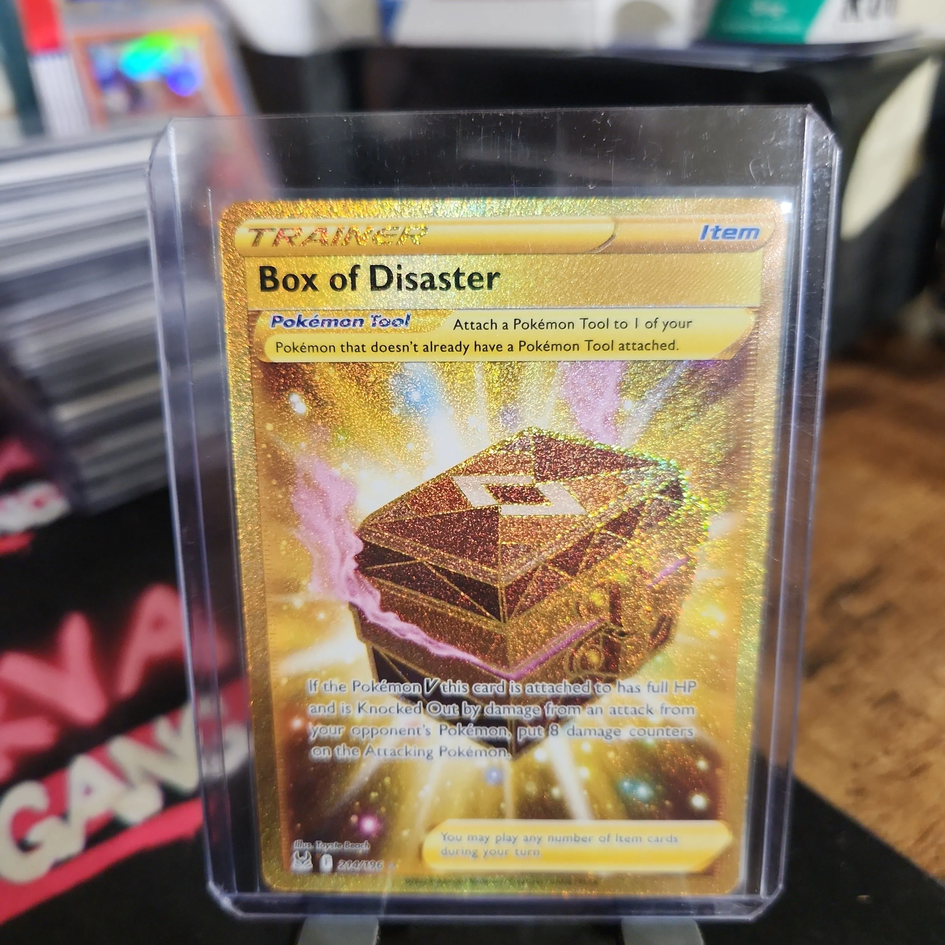 box of disaster pokemon gold card POKÉMON CARD GAME s10a 066/071 U Box of Disaster