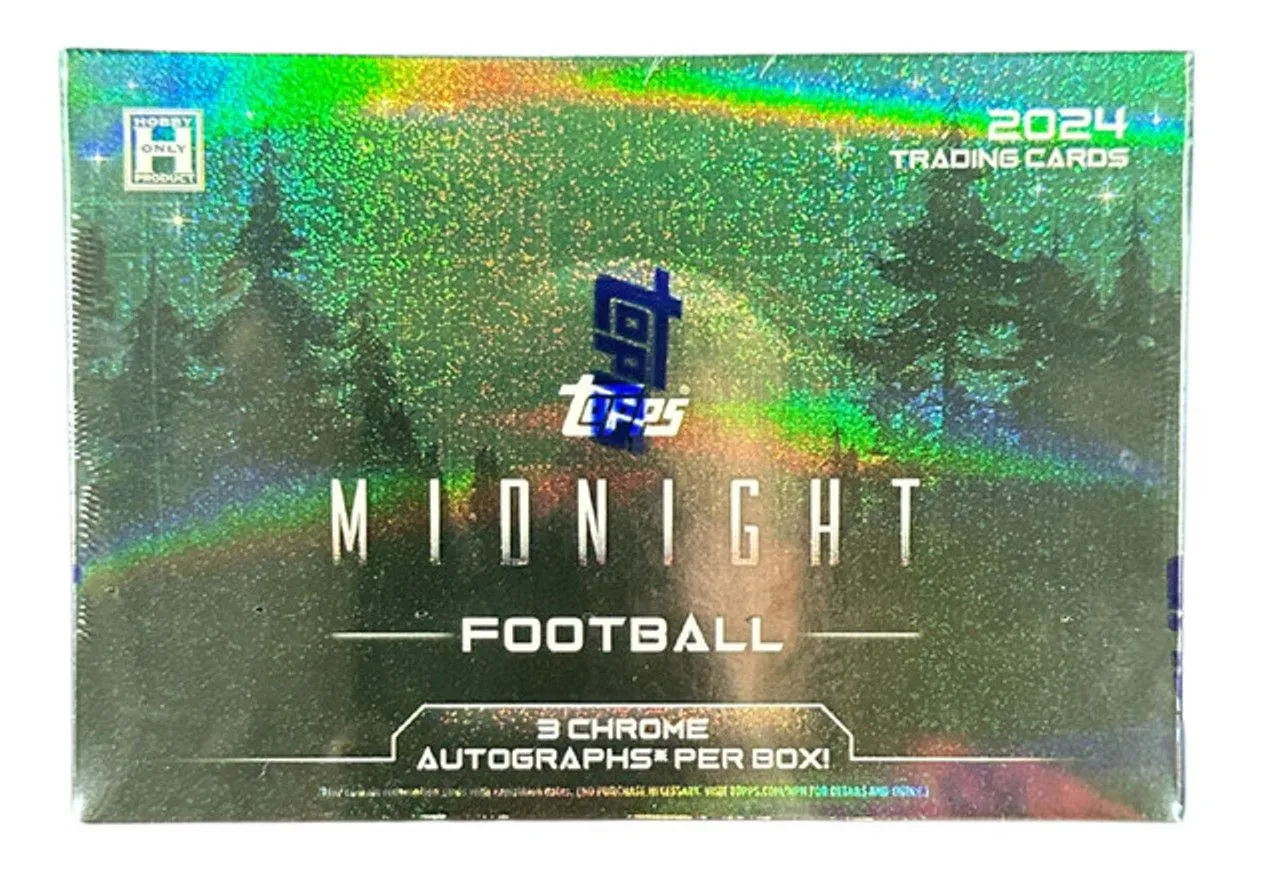 Product image for 2024 Topps Midnight Football Hobby Box