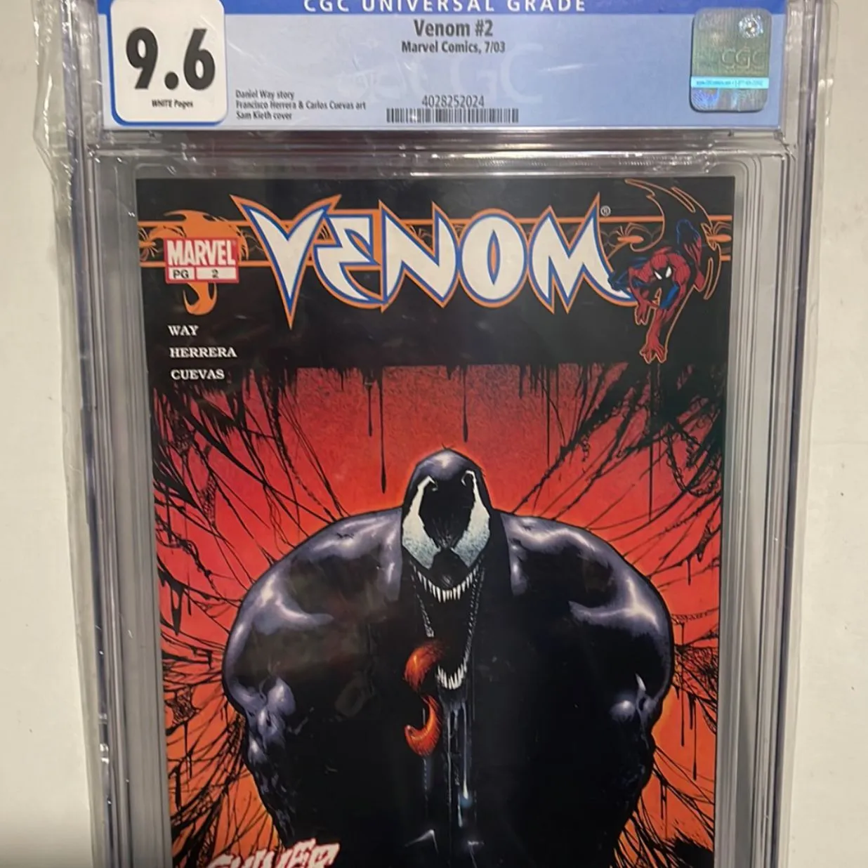 Product image for Venom 2  CGC 9.6 2003