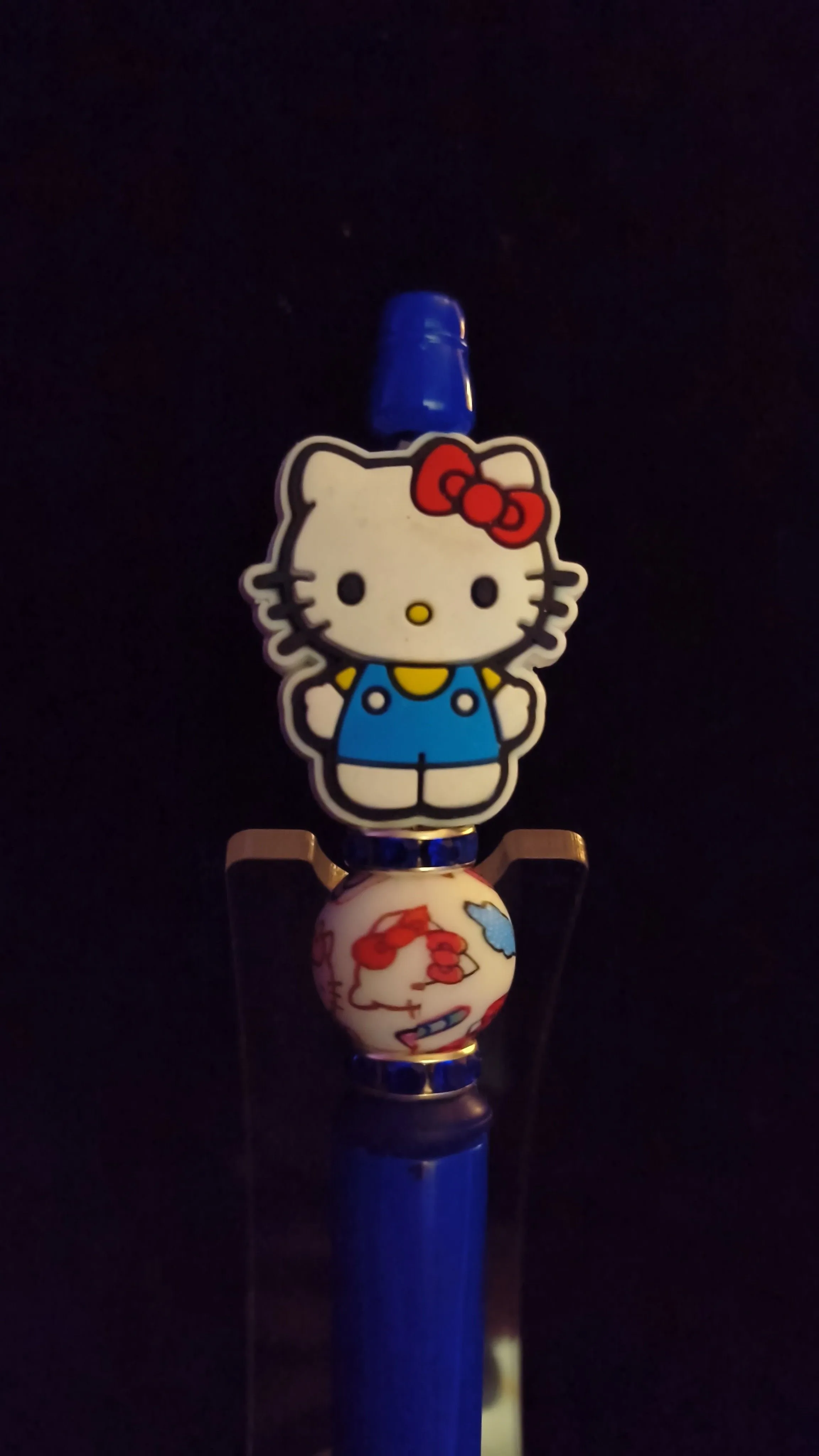 Product image for Beadable Pens - Blue Hello Kitty #398