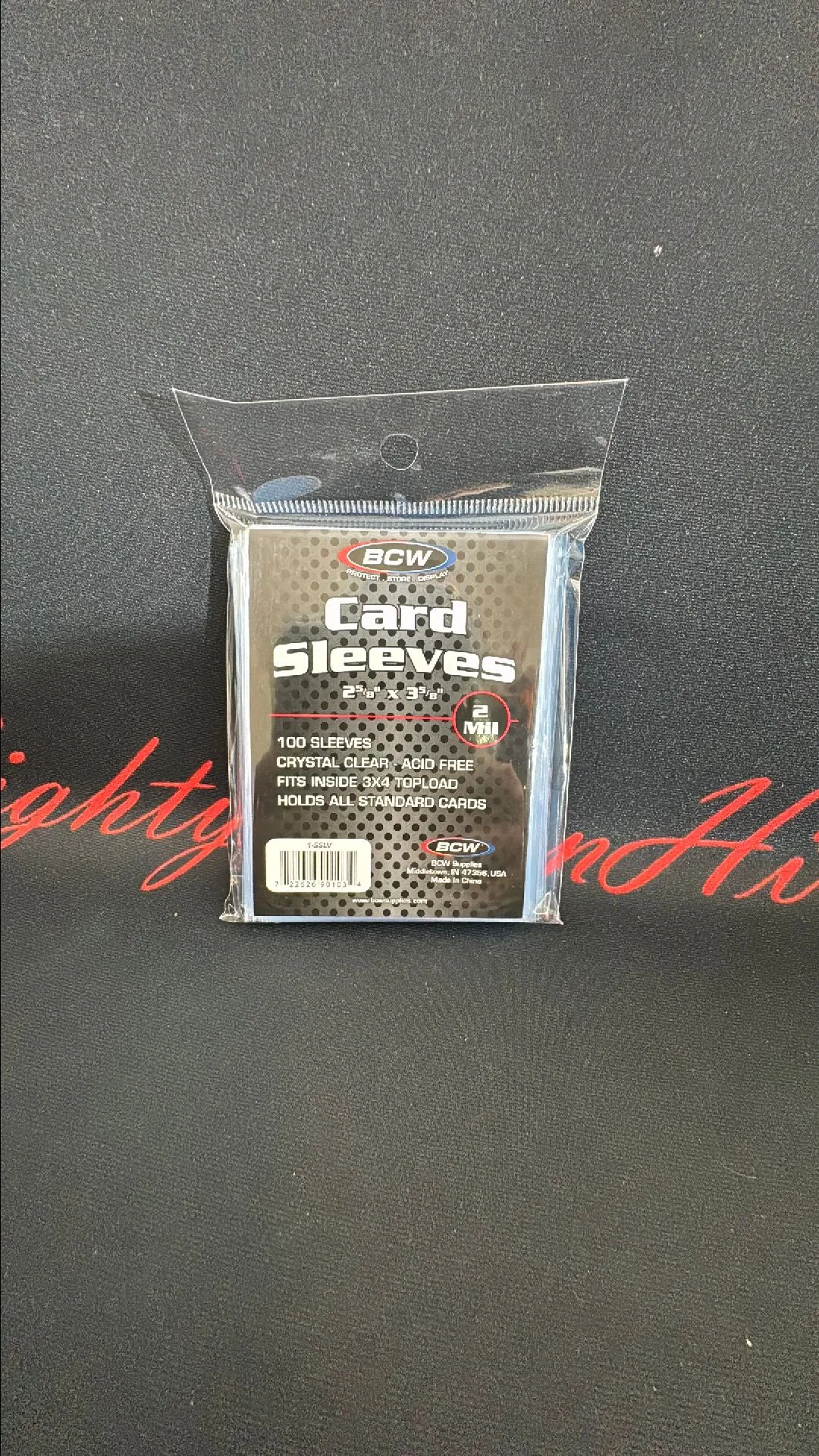 Product image for BCW Penny Sleeve for standard cards - 100 each package