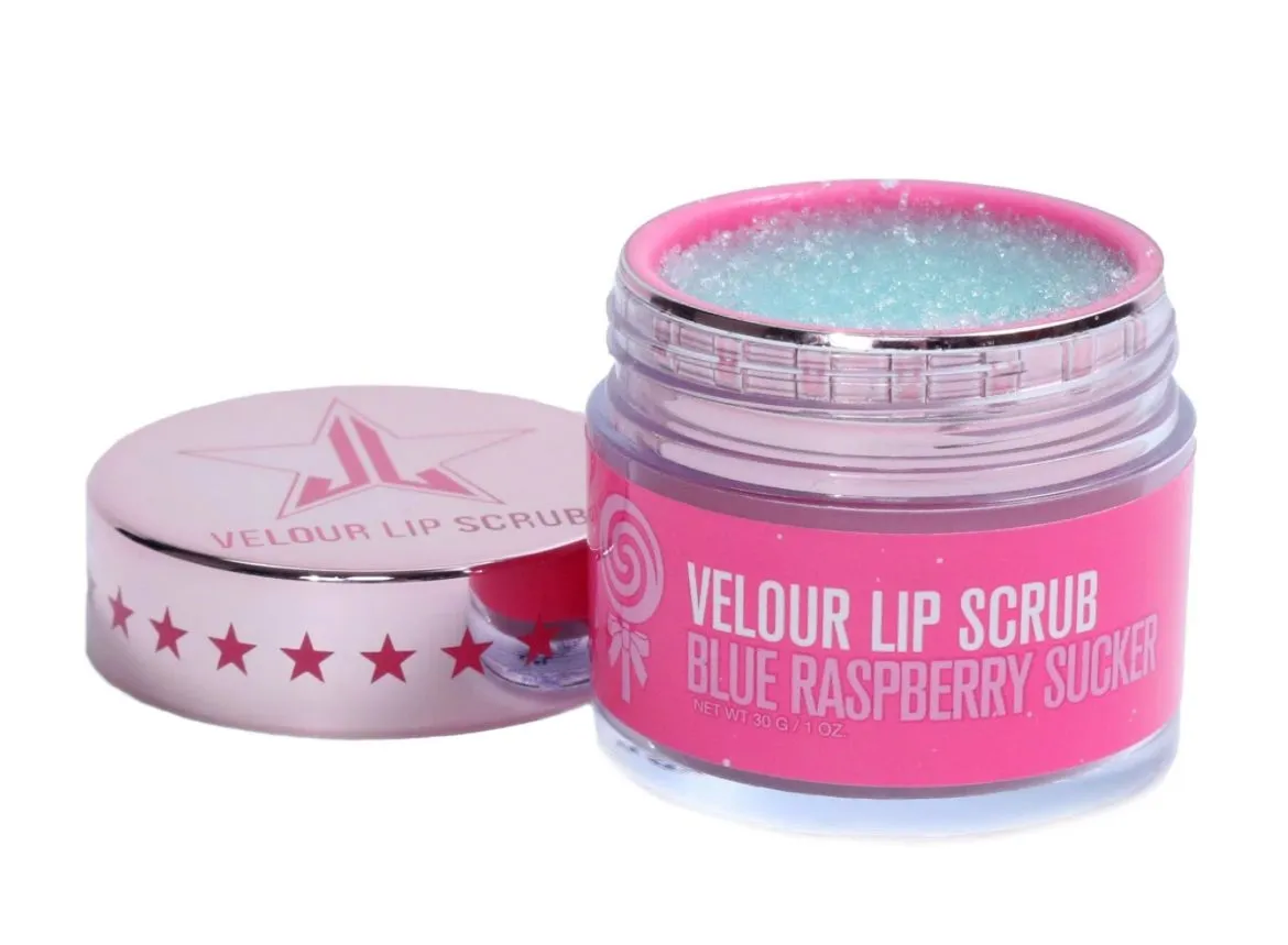 Product image for Jeffree Star Velour Lip Scrub - Blue Raspberry Sucker
