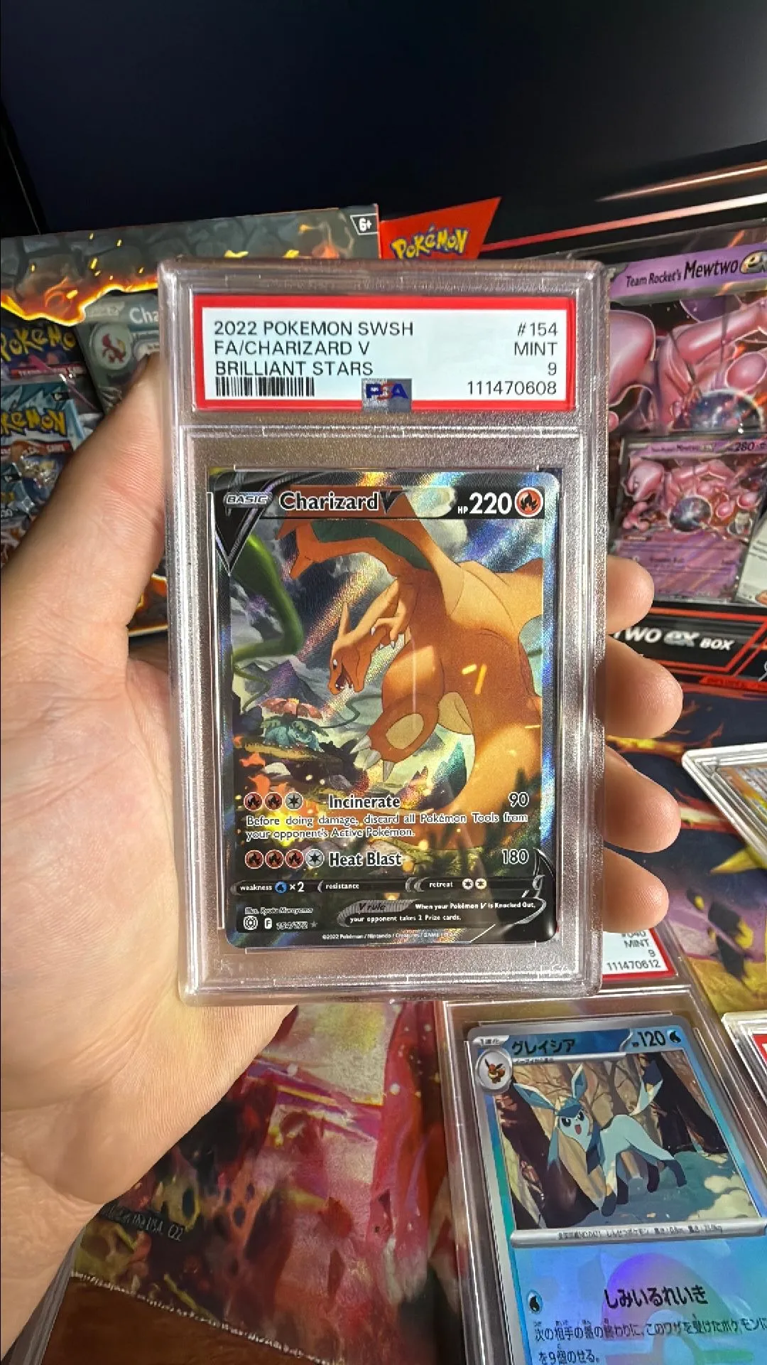 Product image for Psa 9 brilliant stars charizard