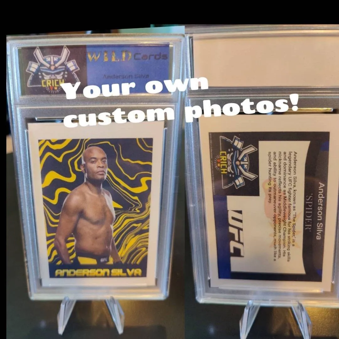 Product image for CUSTOM TRADING CARD🥊💥- in slab