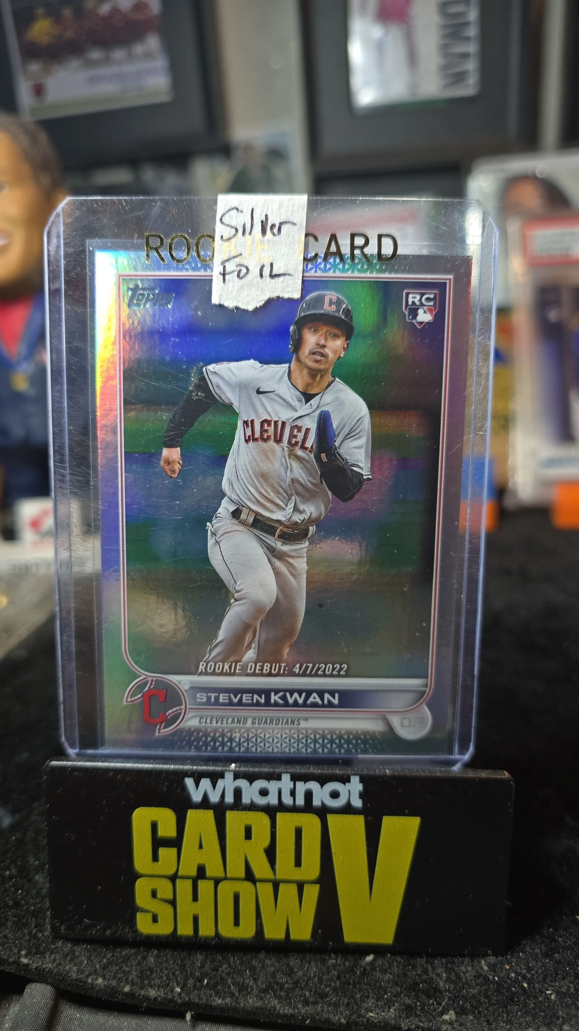 Product image for 2022 topps update STEVEN KWAN RC silver foil