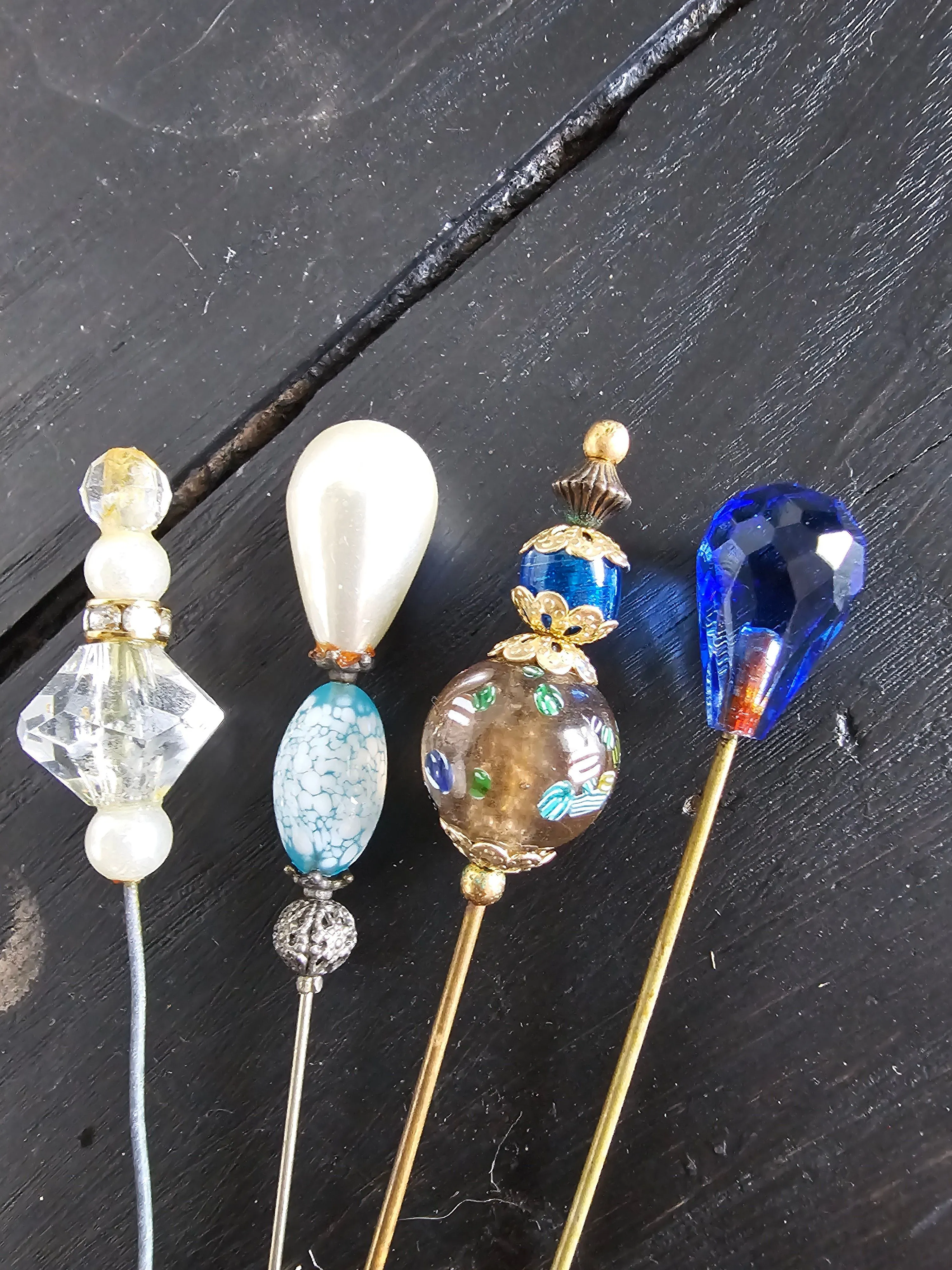 Product image for 4 Antique Victorian hat pins