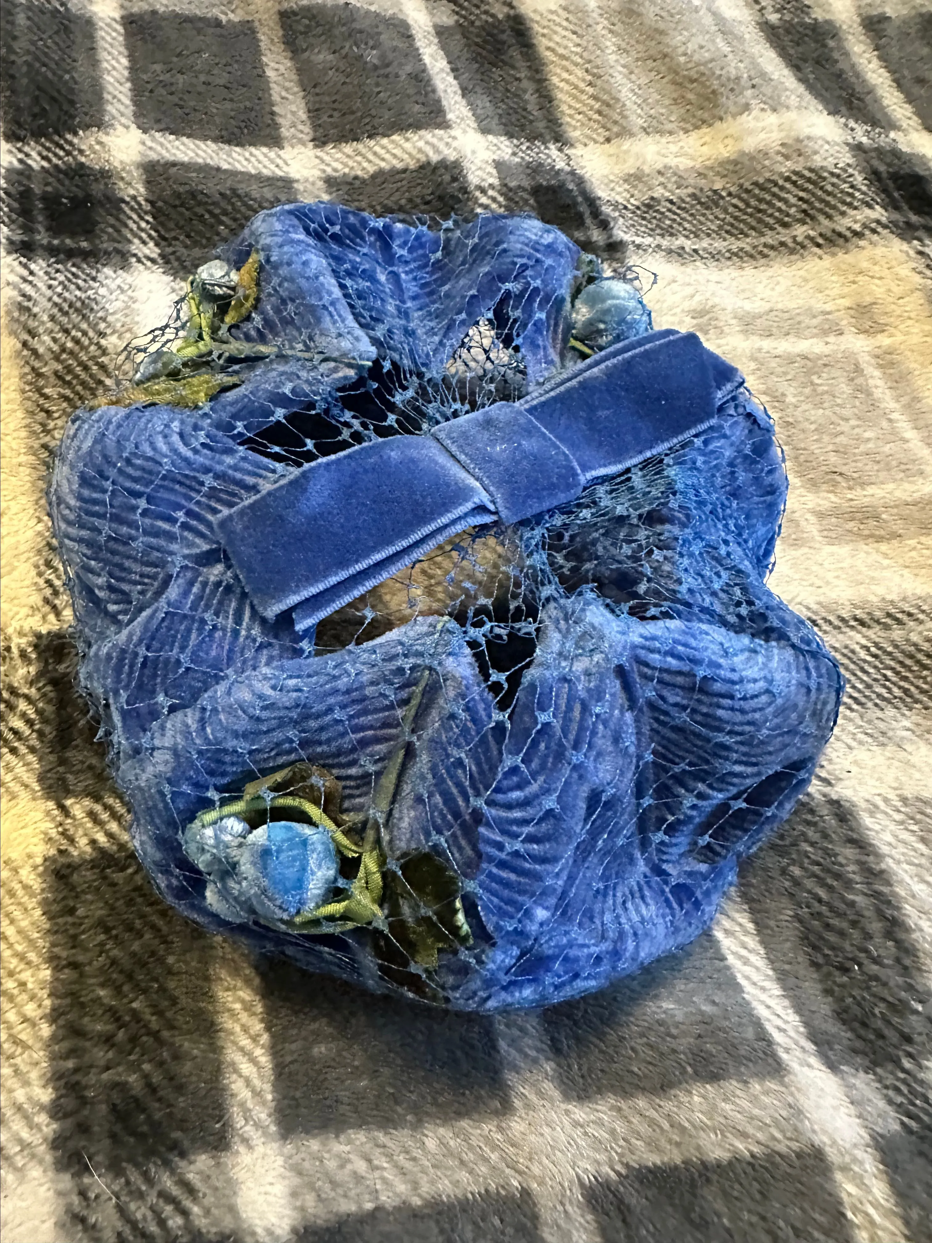 Product image for Union Made velvet Blue Hat