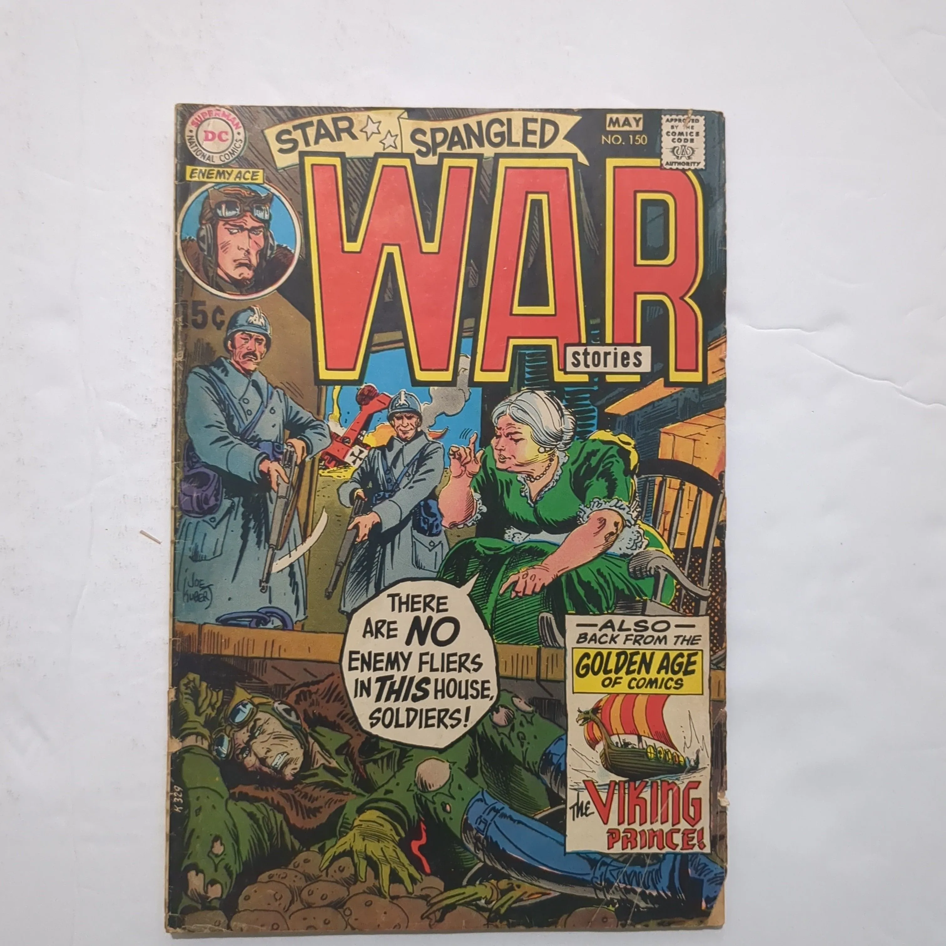 Product image for Star Spangled War Stories #150 VG 4.0 Joe Kubert cover