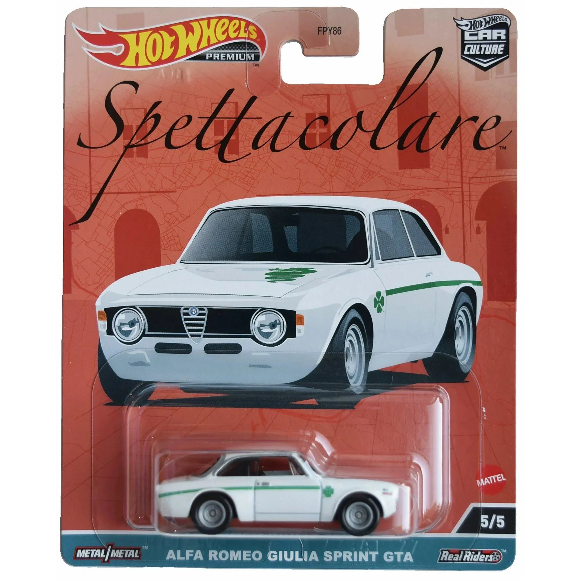 Product image for Hot Wheels Premium Car Culture Spettacolare Alfa Romeo Giulia Sprint GTA