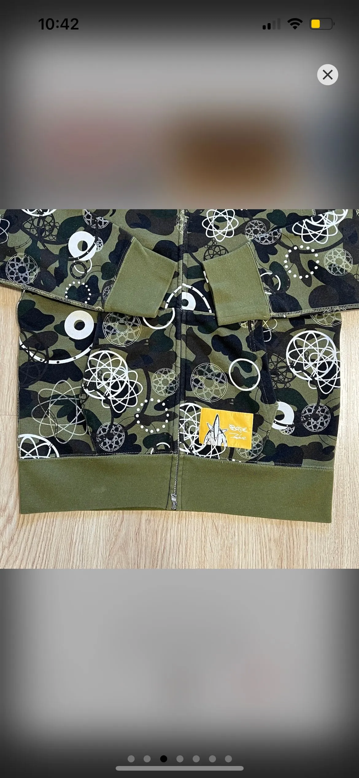 Product image for Bape X Unkle Green Camo Collaboration Hoodie