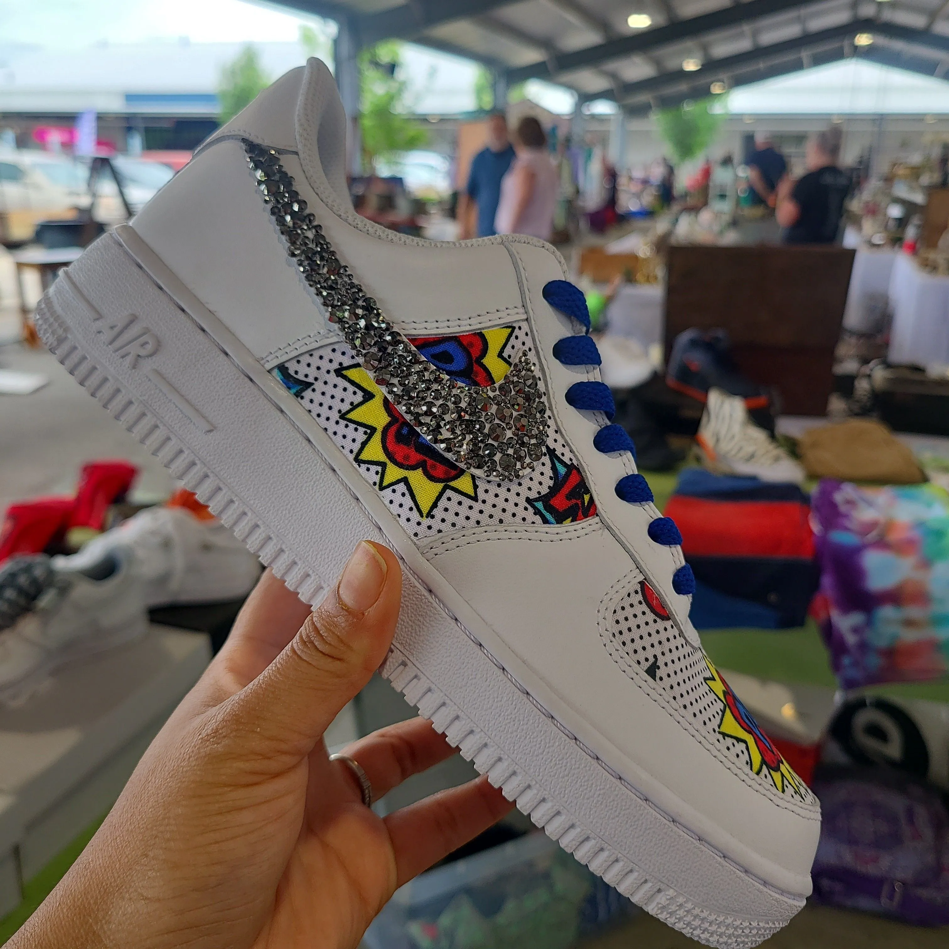 Product image for Comic Bling Custom Nike Air Force One  | All Sizes Available