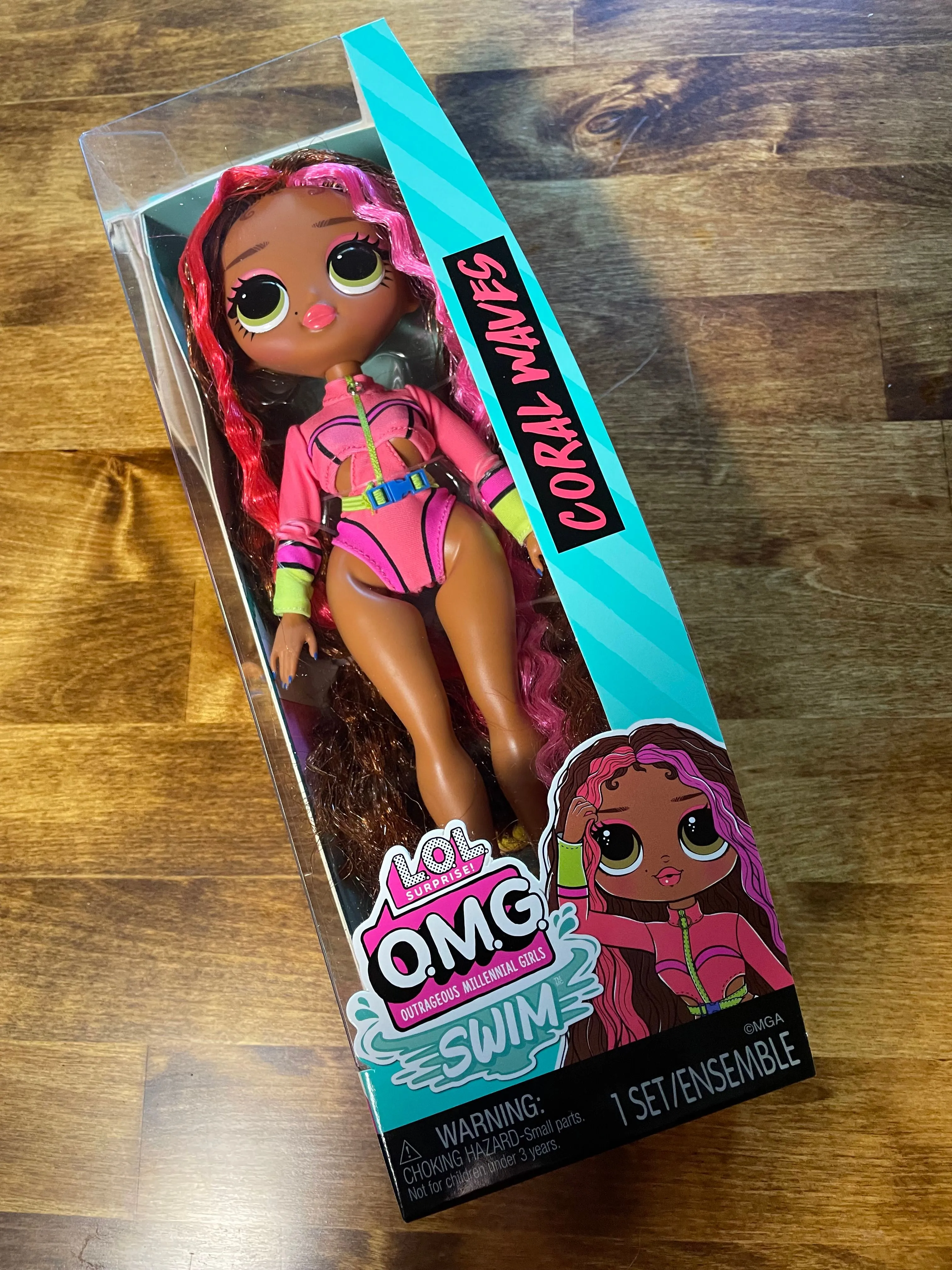 Product image for LOL Surprise O.M.G. (Outrageous Millennial Girls) Doll Coral Wave