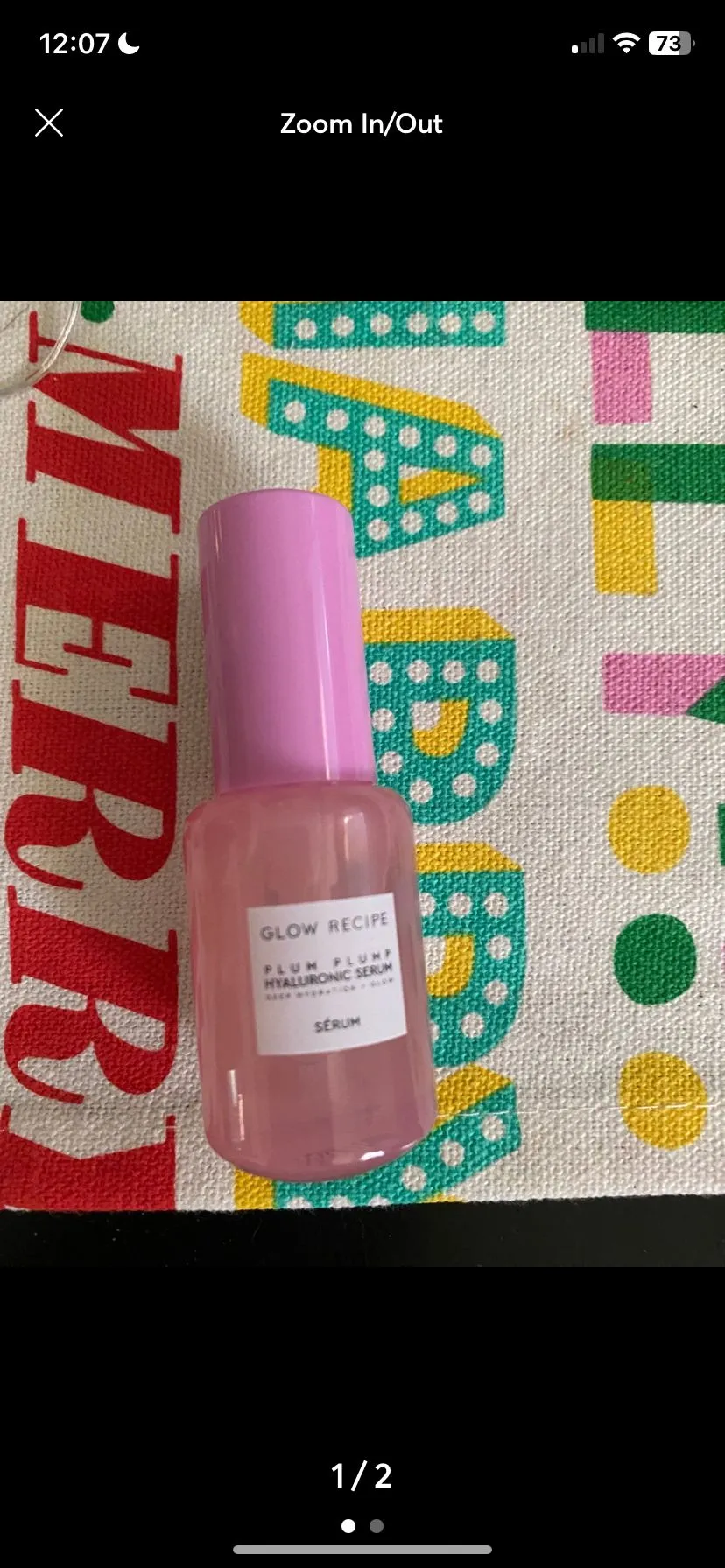 Product image for GLOW RECIPE Plum Plump Hyaluronic Serum 10 ml